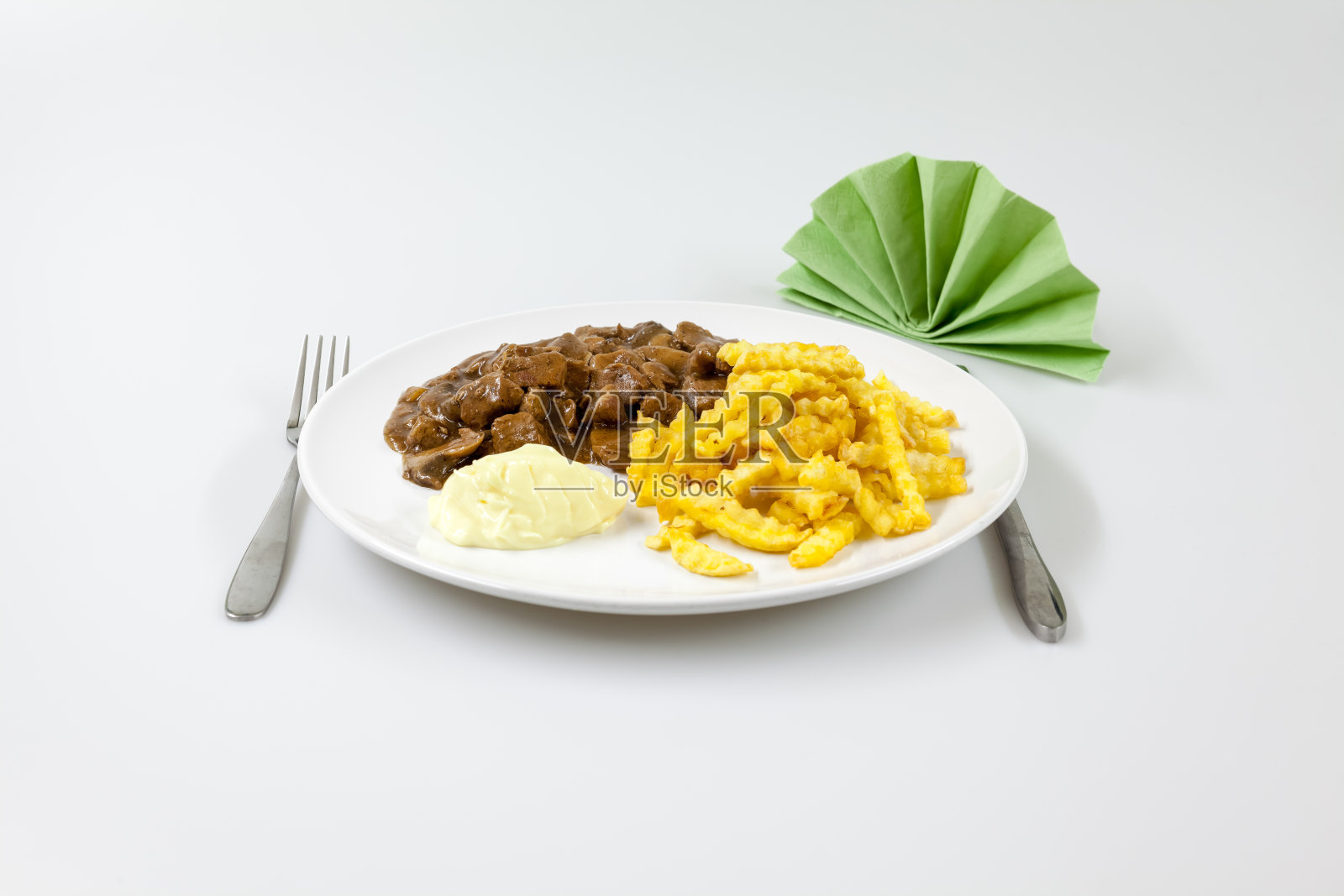 炖薯条照片摄影图片