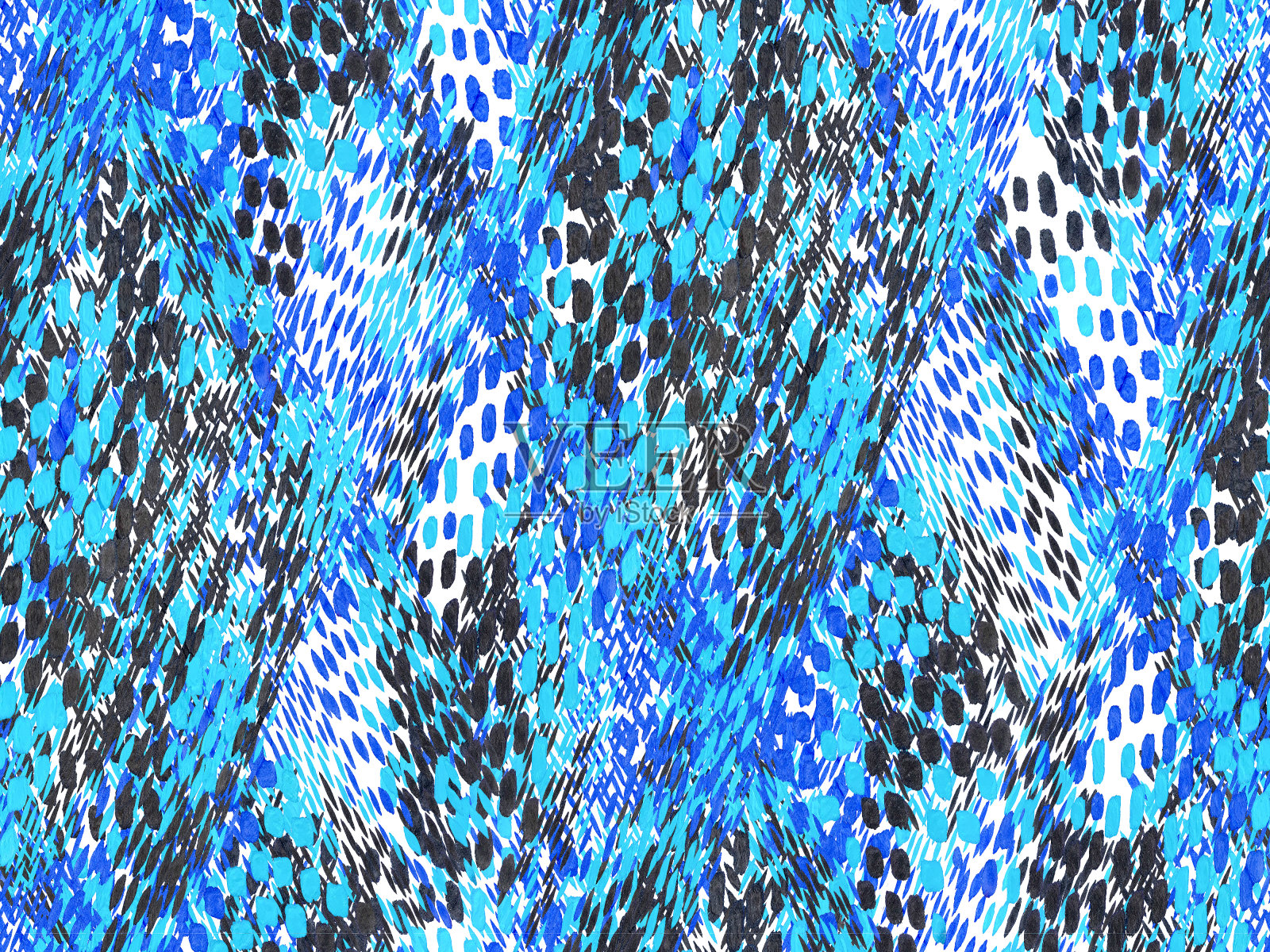 民族无缝模式。插画图片素材