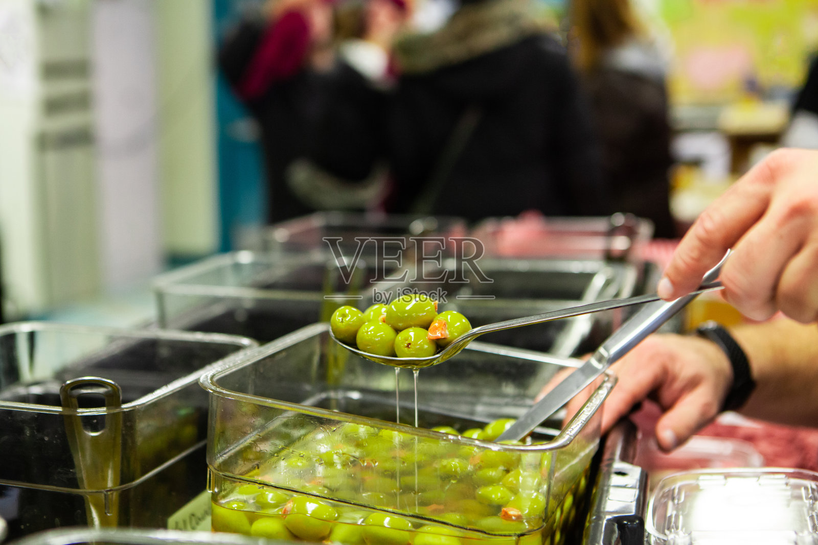 圣诞市场季节性商品照片摄影图片