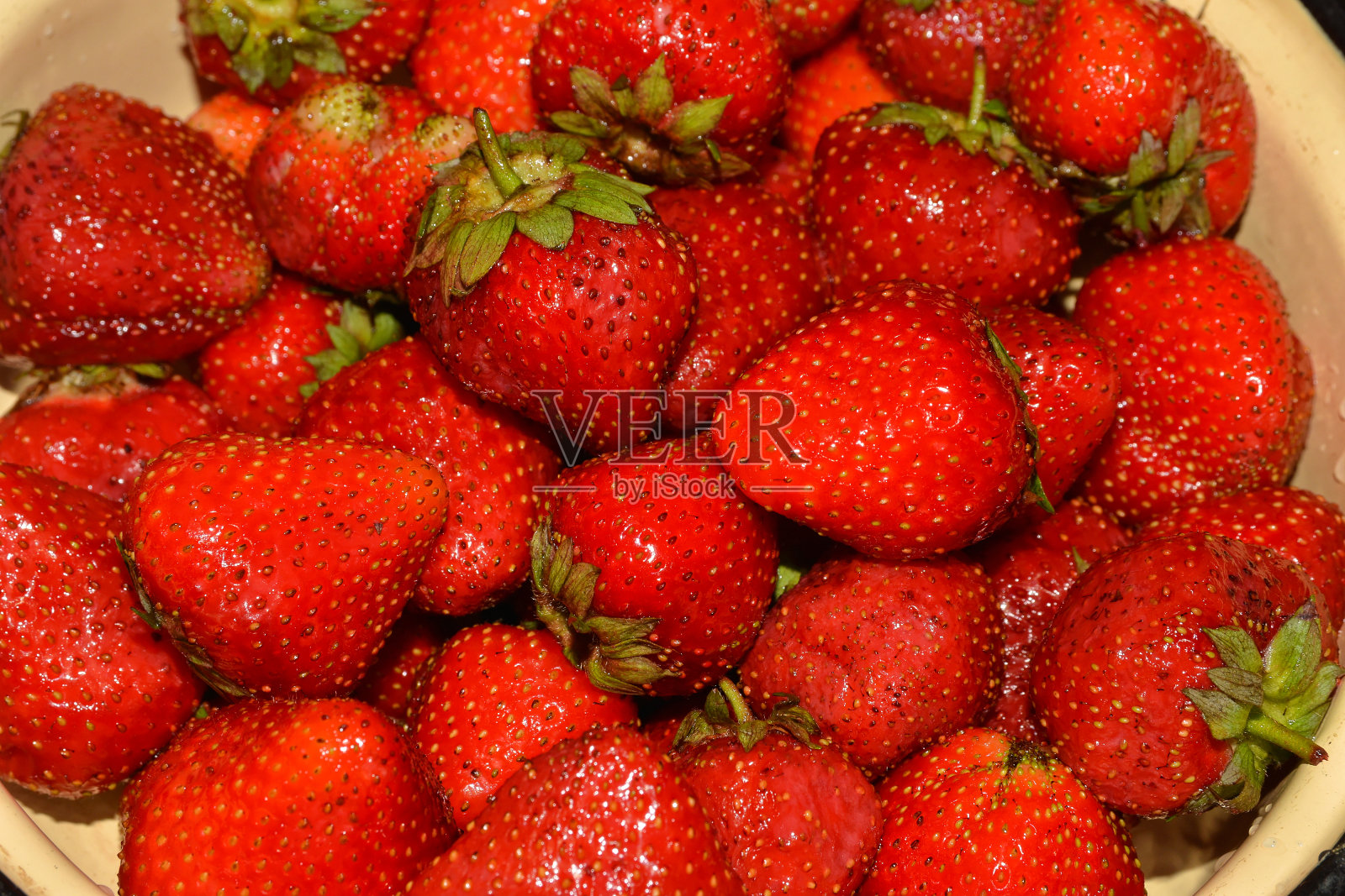 草莓浆果。照片摄影图片