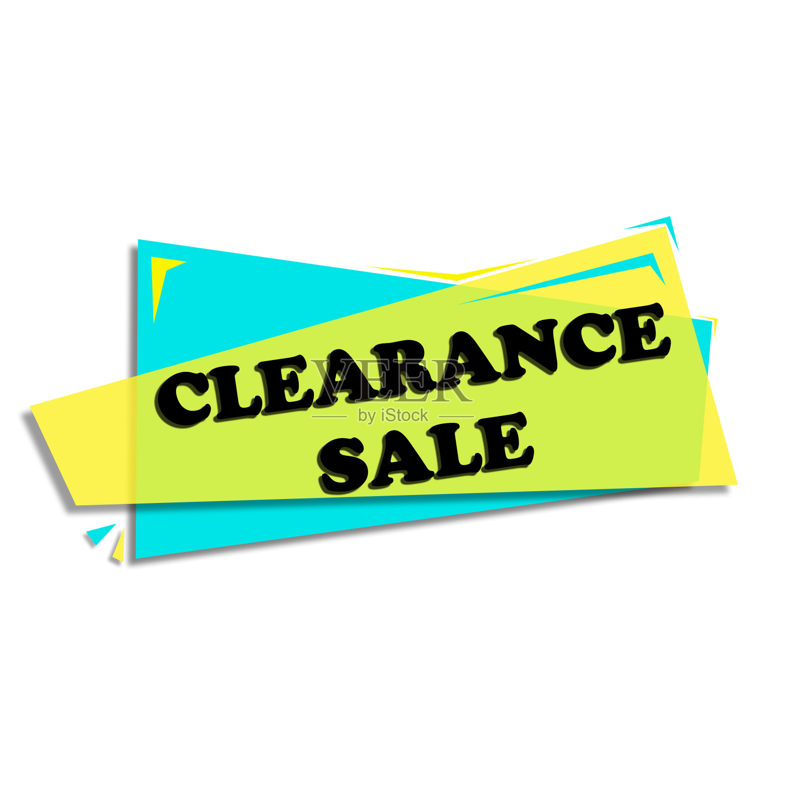 清仓促销标签广告插画图片素材