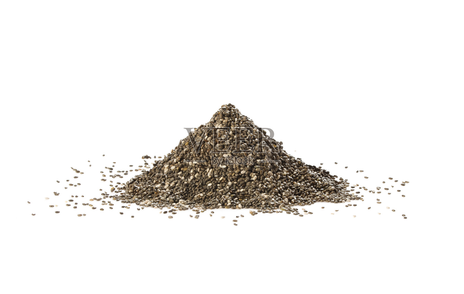 白色背景上孤立的一堆奇异子照片摄影图片