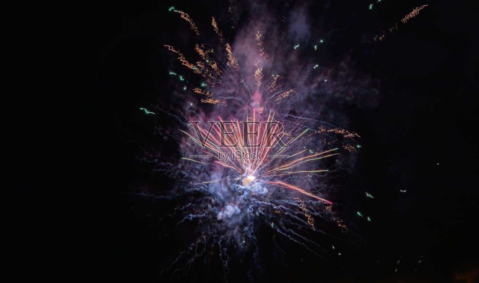 抽象的烟花照片摄影图片