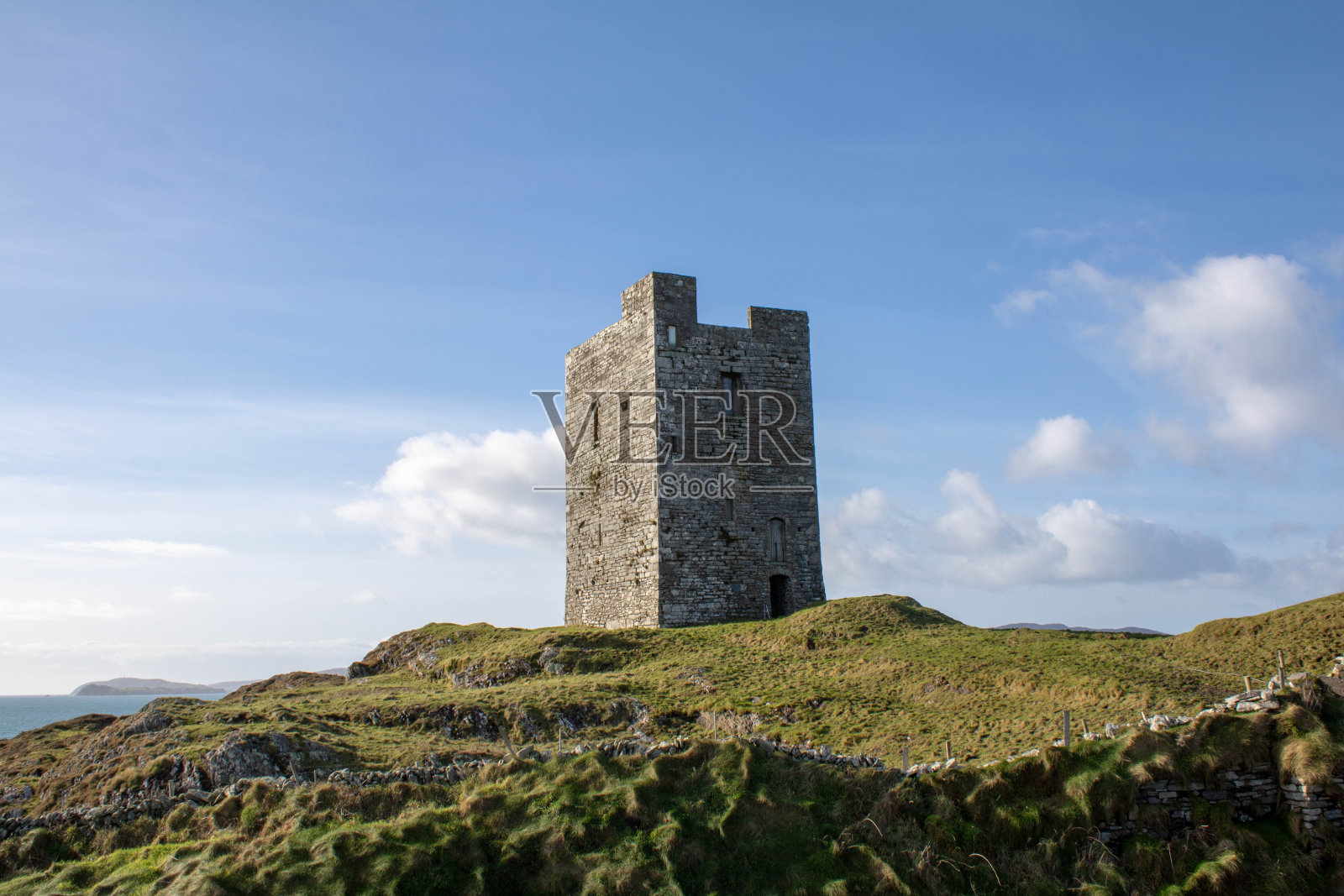 莱蒙塔或城堡点，Schull西科克，爱尔兰照片摄影图片