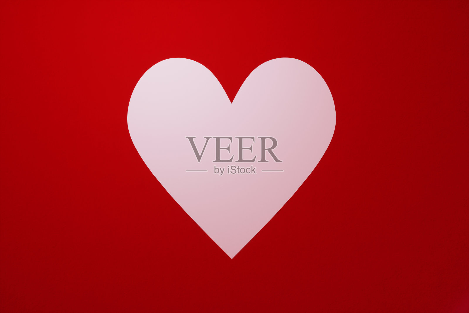 白色的心在红色的背景照片摄影图片