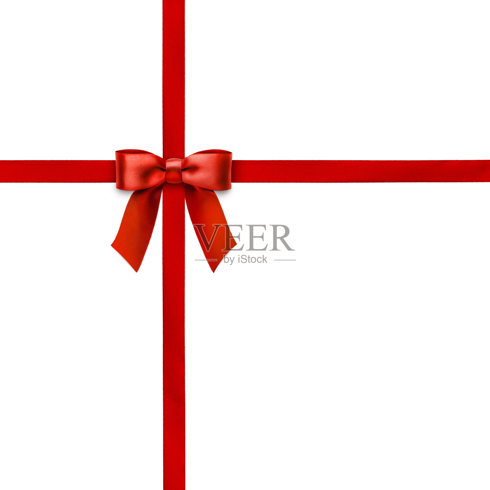 红丝带和红蝴蝶结照片摄影图片