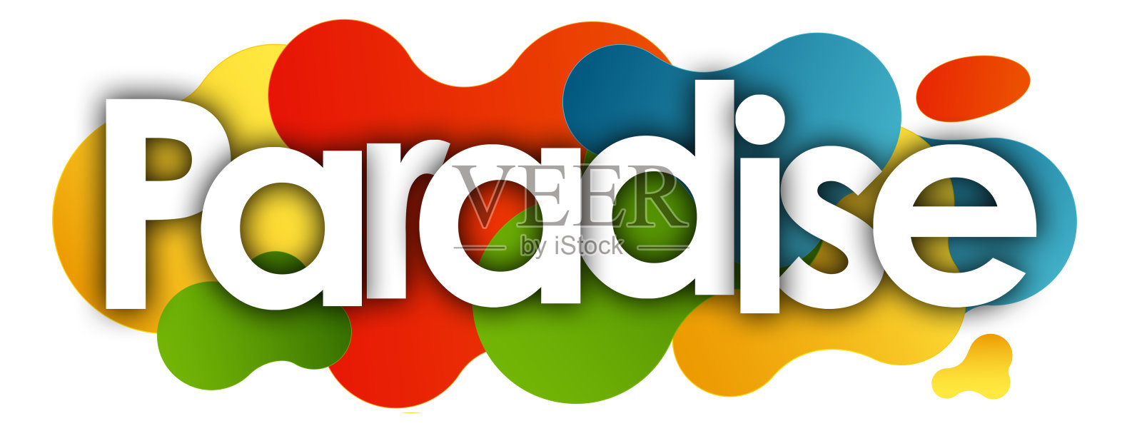 天堂插画图片素材