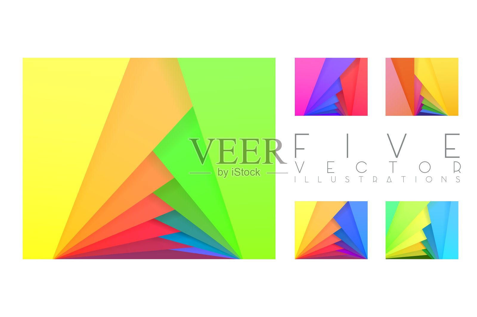 彩色纸张作背景插画图片素材