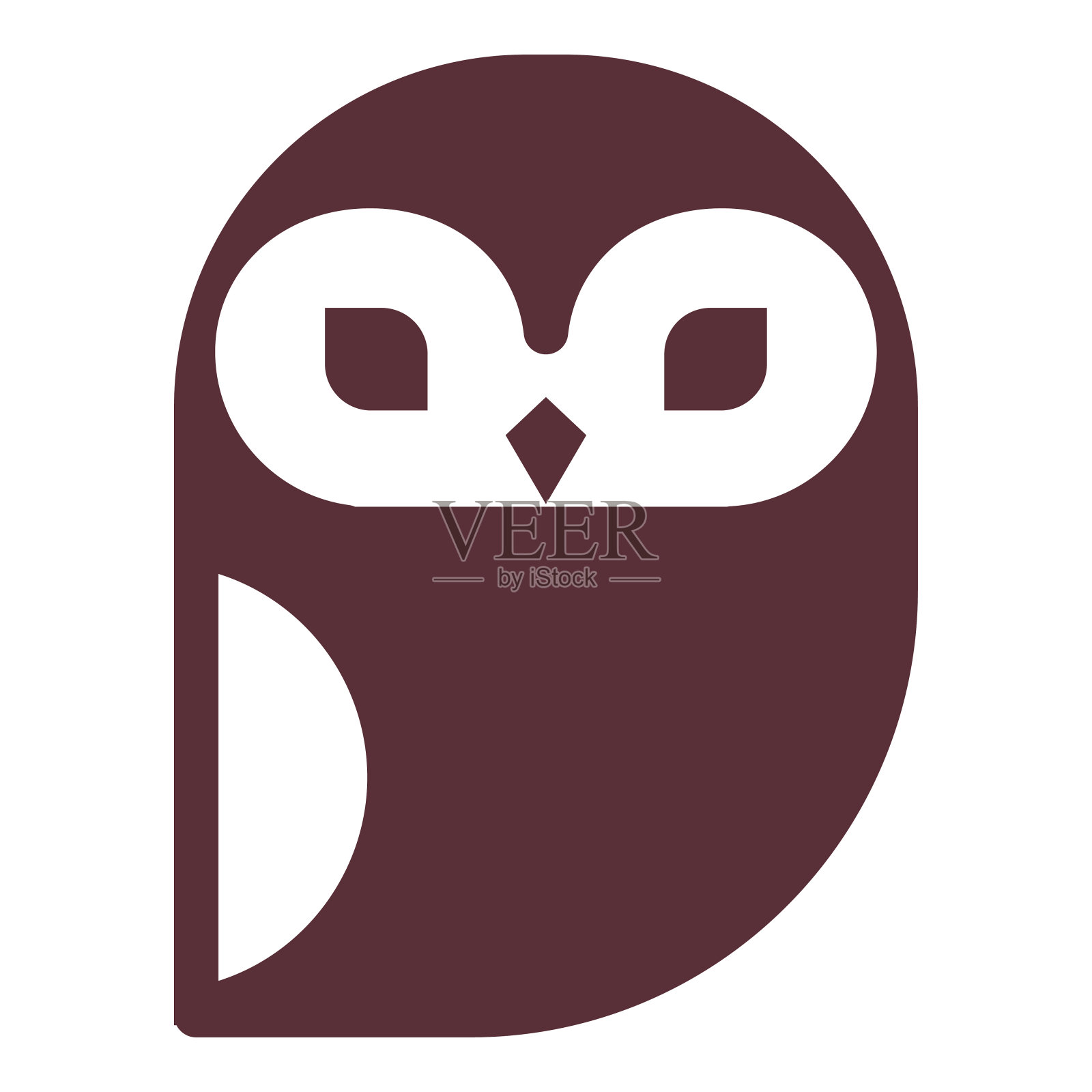 猫头鹰设计元素图片