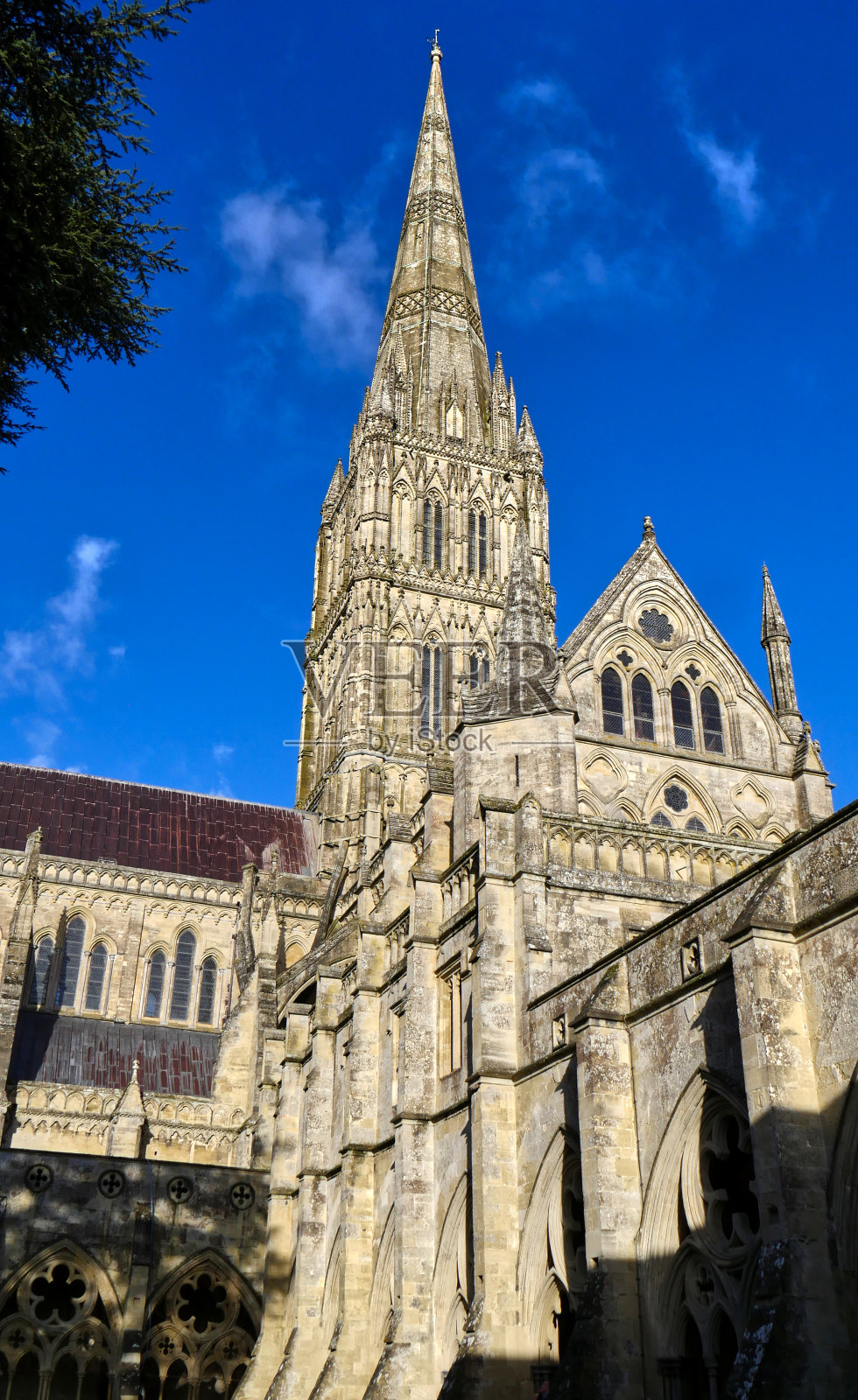 英国威尔特郡索尔兹伯里大教堂照片摄影图片