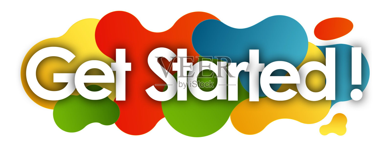 开始插画图片素材