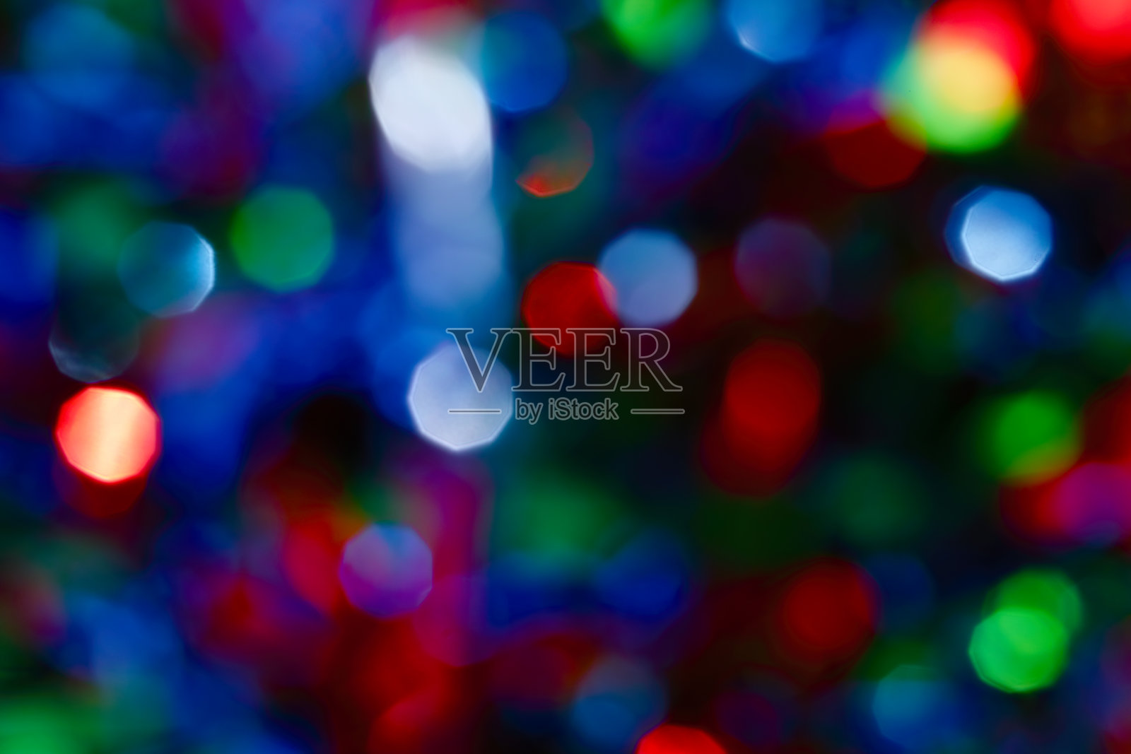 淡红蓝绿背景的散景环照片摄影图片