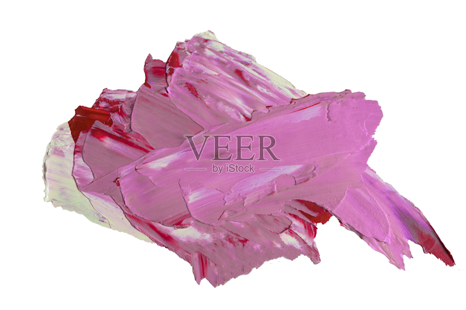 有红粉色油漆污迹。照片摄影图片