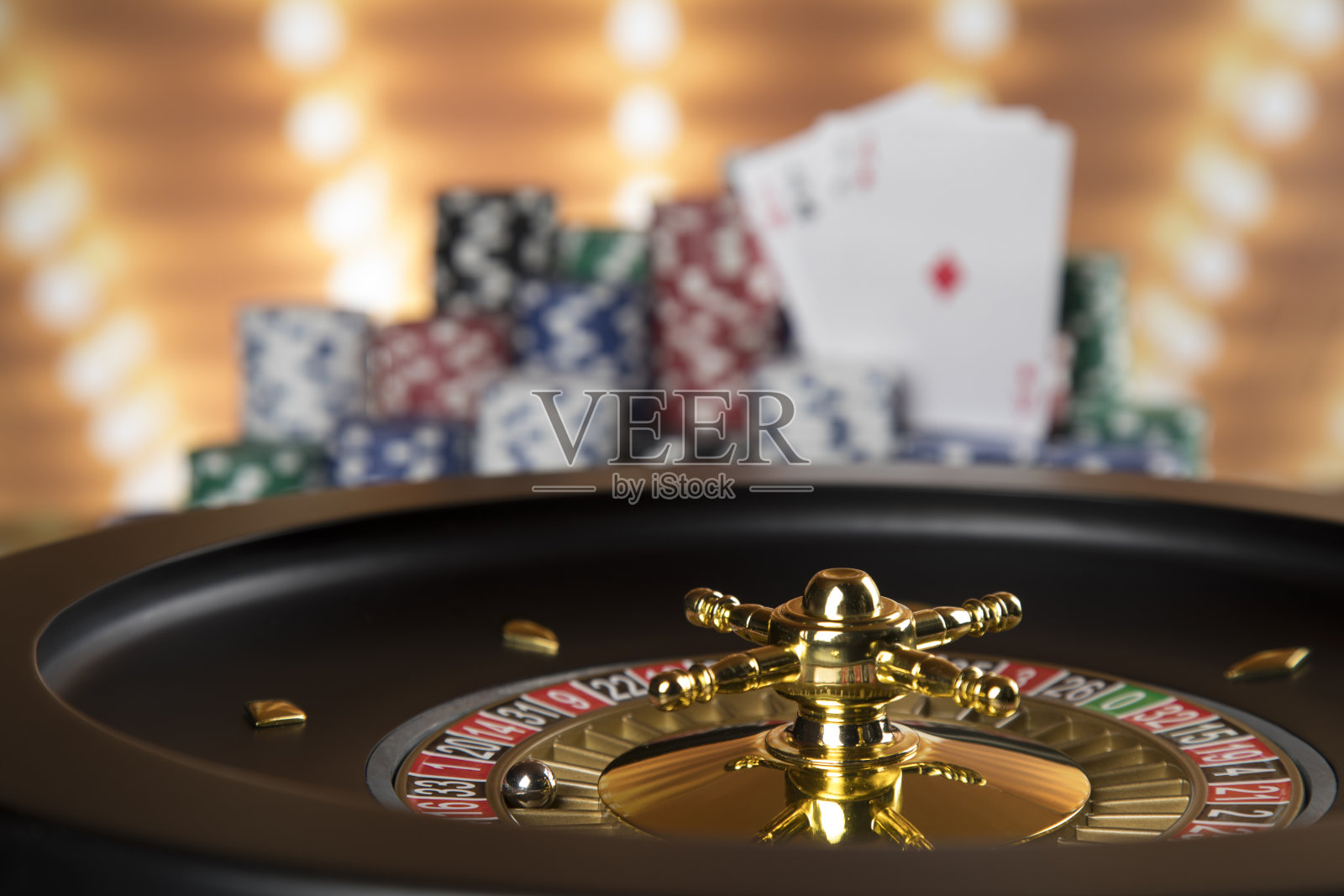 经典的赌场，扑克筹码的背景照片摄影图片