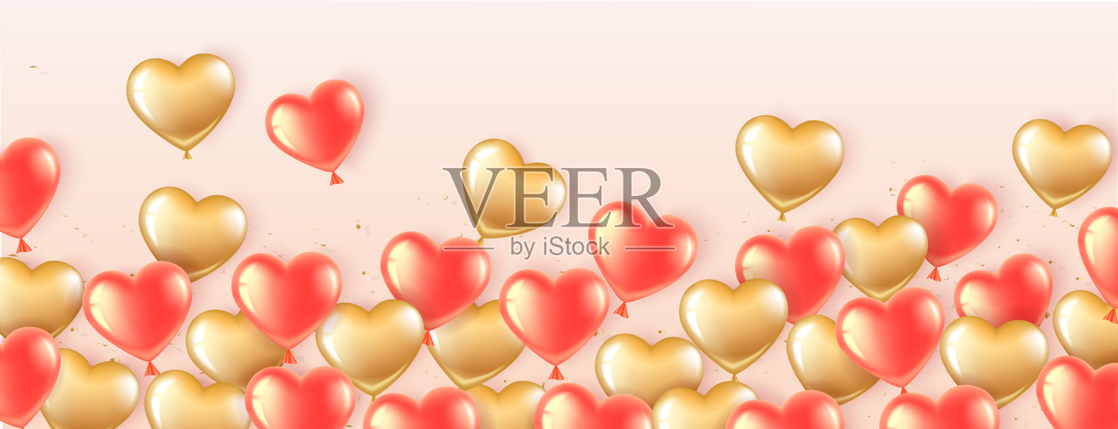 横幅Balloons4插画图片素材