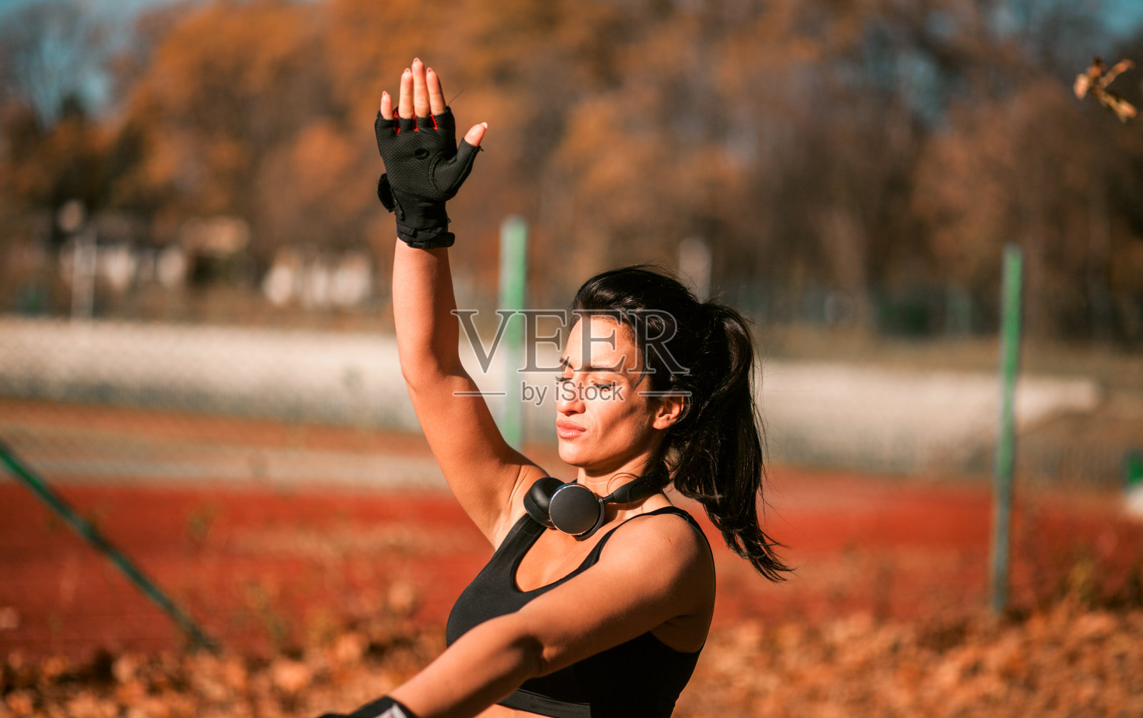 女运动员照片摄影图片