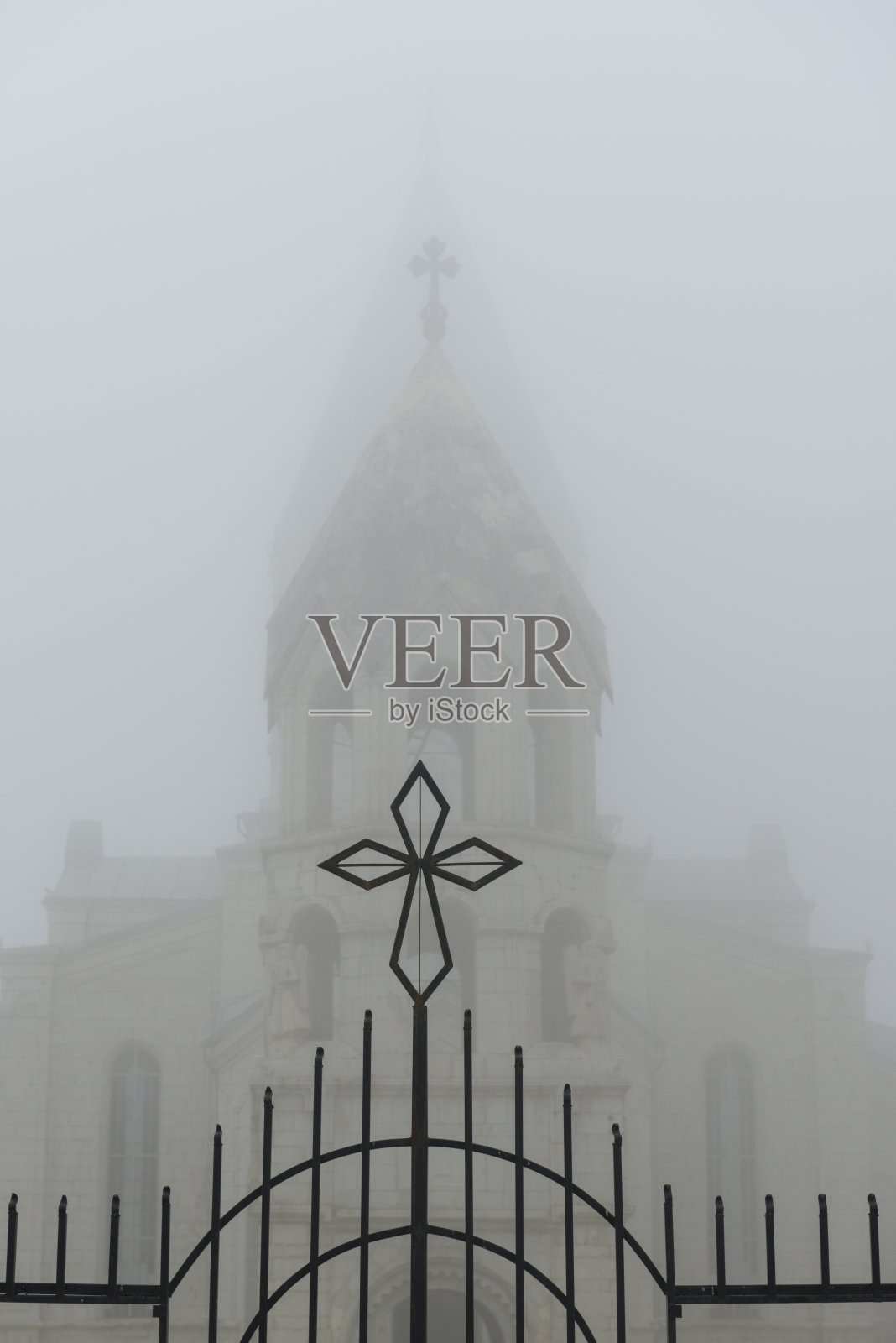 Shushi的Ghazanchetsots大教堂，Nagorno-Karabakh照片摄影图片