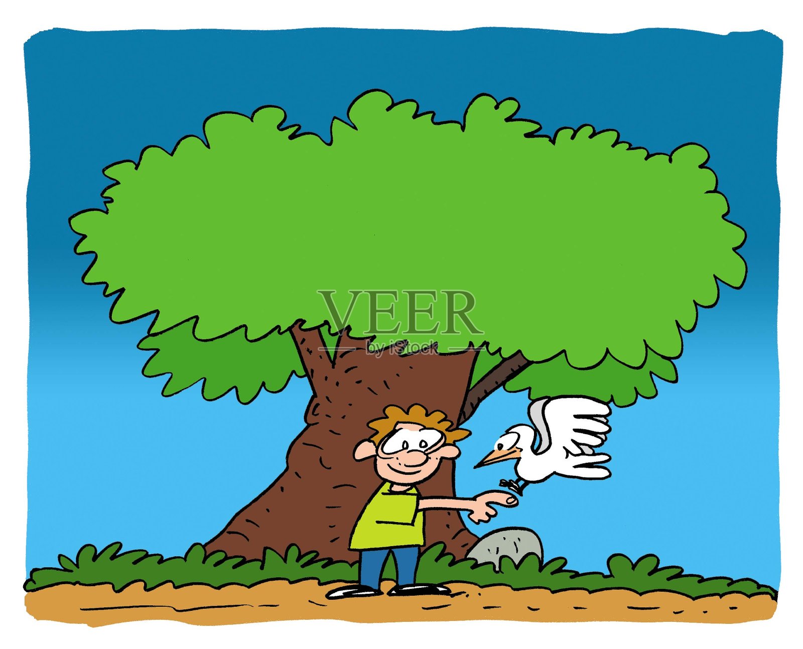 人插画图片素材