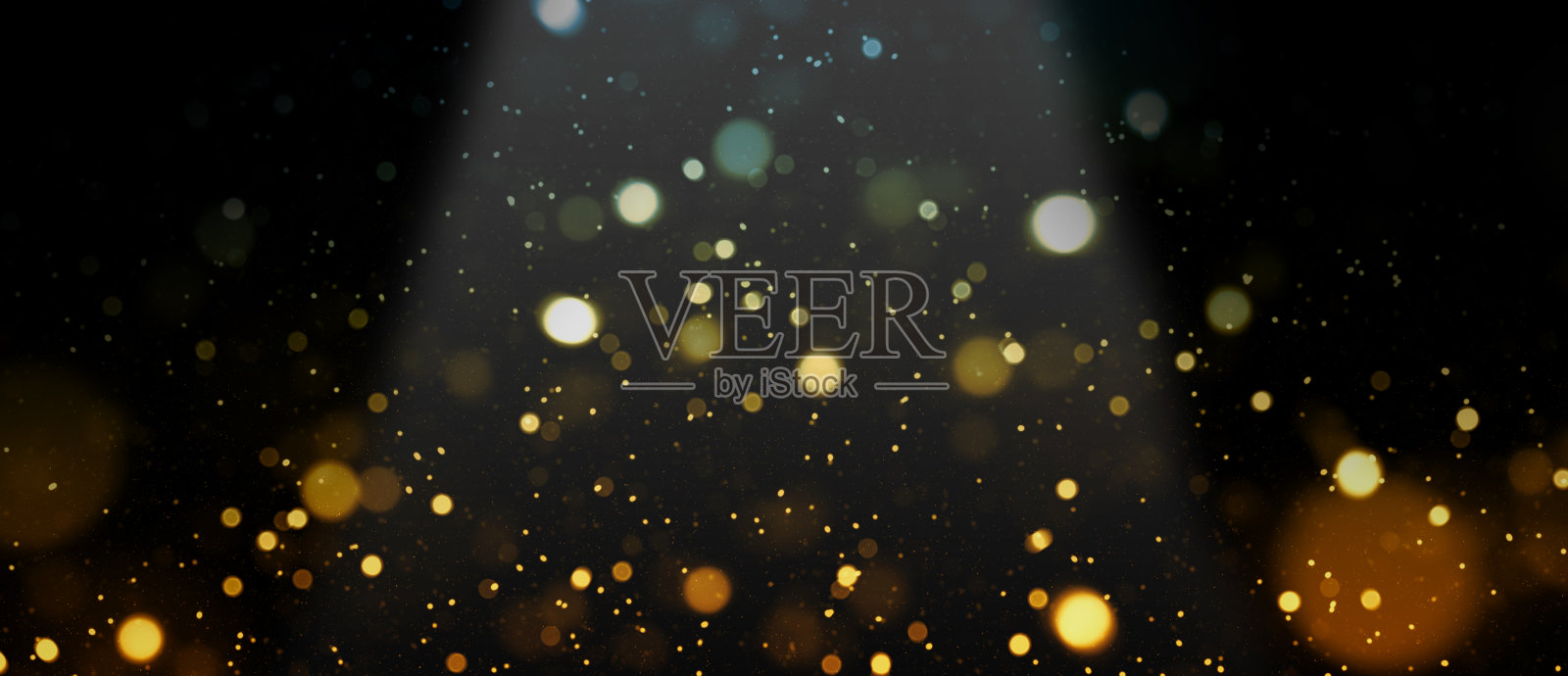 闪烁散焦灯光抽象背景照片摄影图片