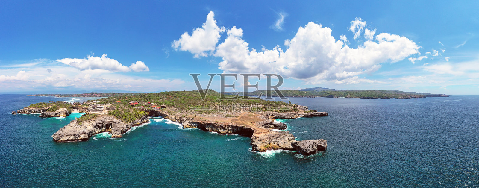 印尼Nusa Lembongan的全景照片摄影图片