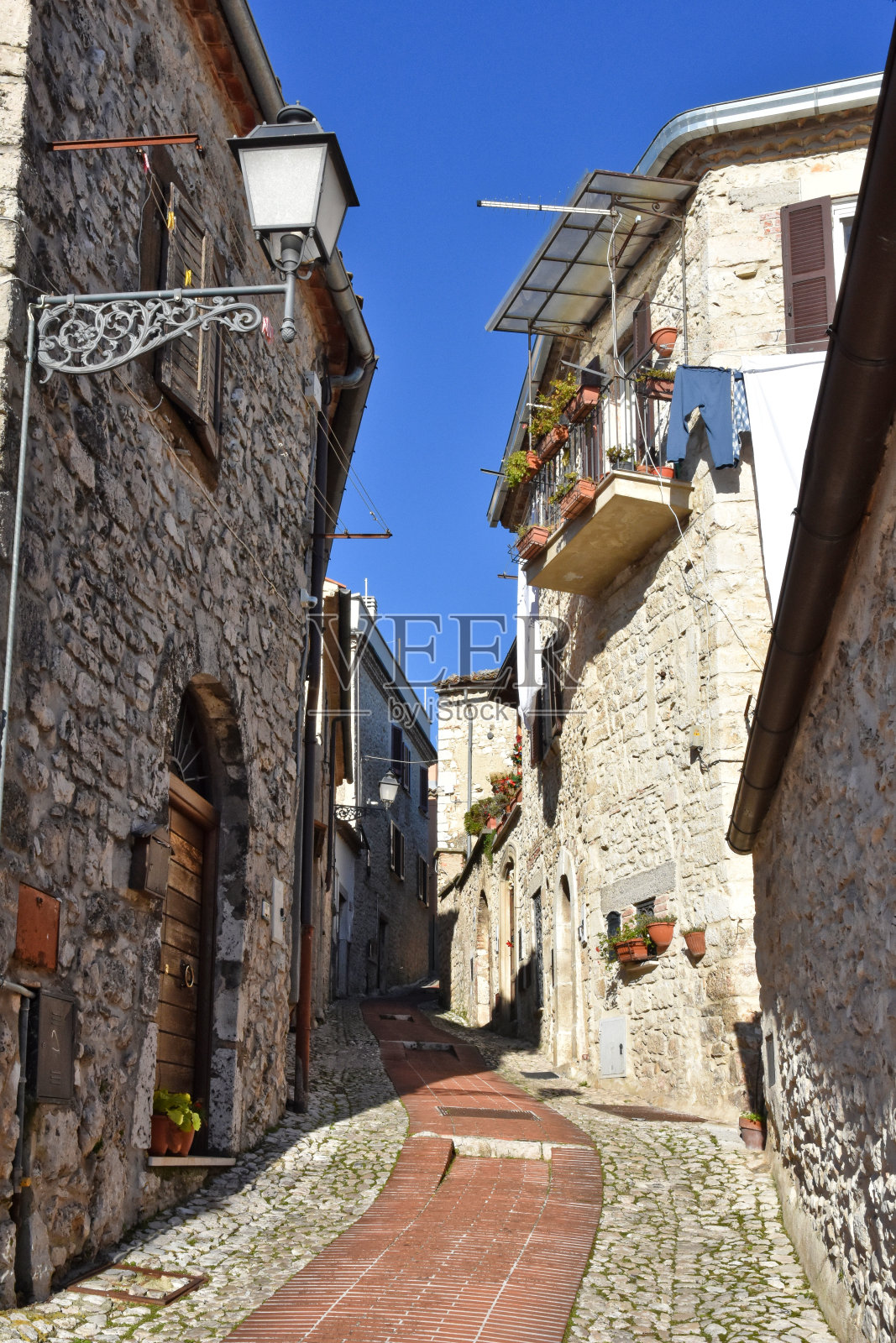 去古老的意大利村庄旅游照片摄影图片