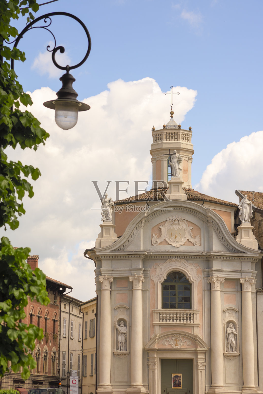 基督教堂门面雷吉欧·艾米利亚照片摄影图片