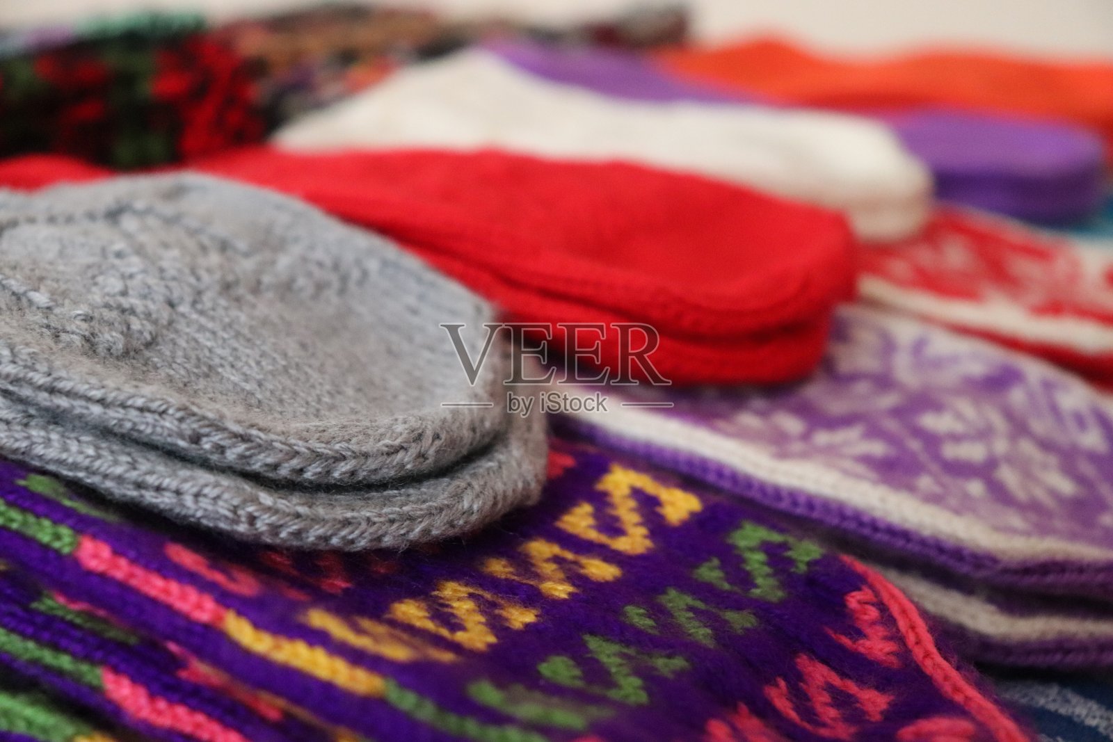 彩色编织模式照片摄影图片