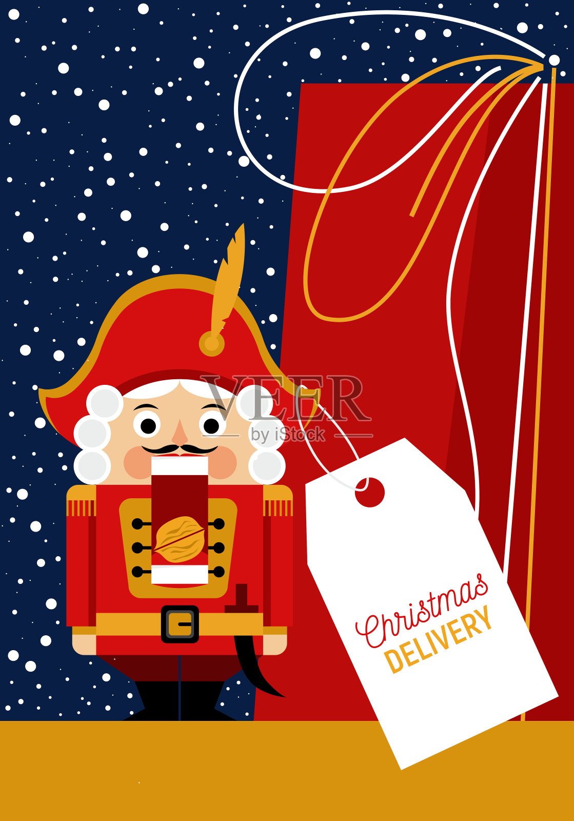 胡桃夹子插画图片素材