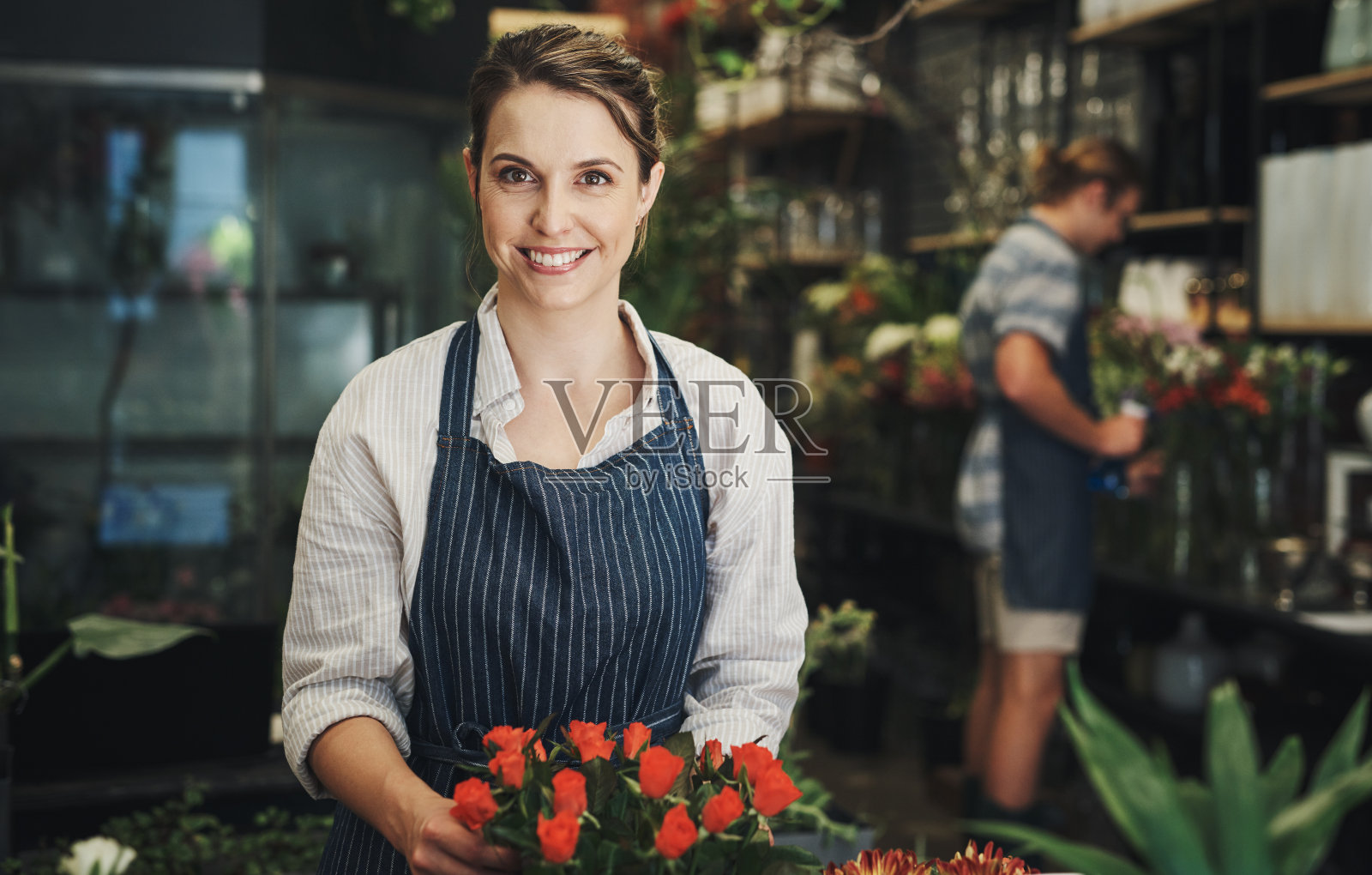 花给生活带来了色彩和幸福照片摄影图片