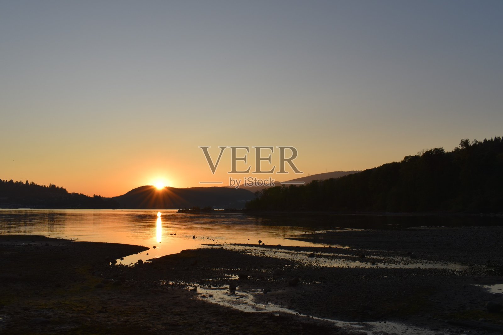 日落的照片摄影图片