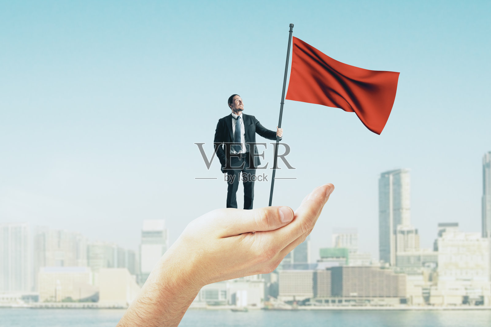 领导与成就理念照片摄影图片