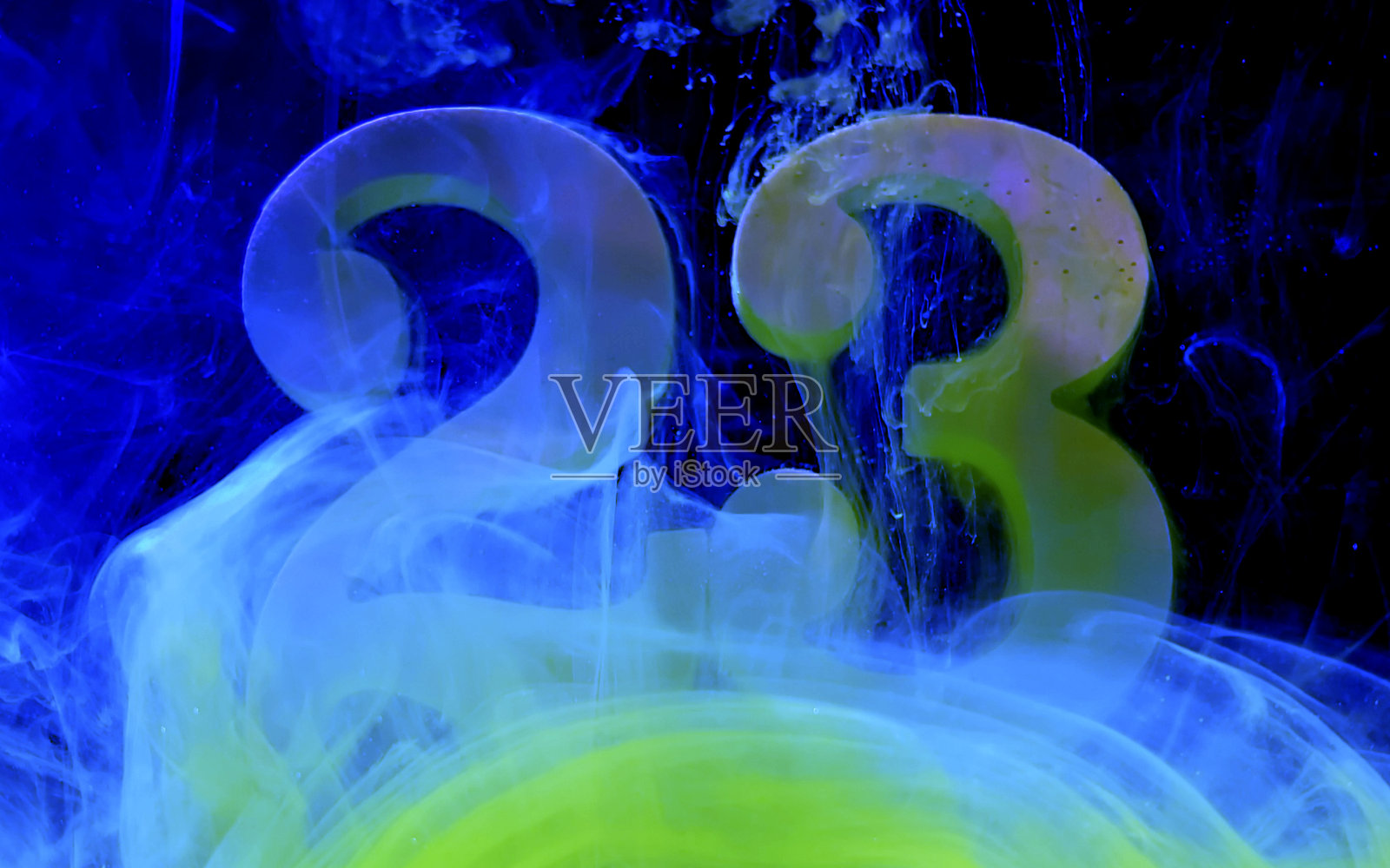 大数字23，背景很棒。概念为男子节日保卫祖国日。照片摄影图片