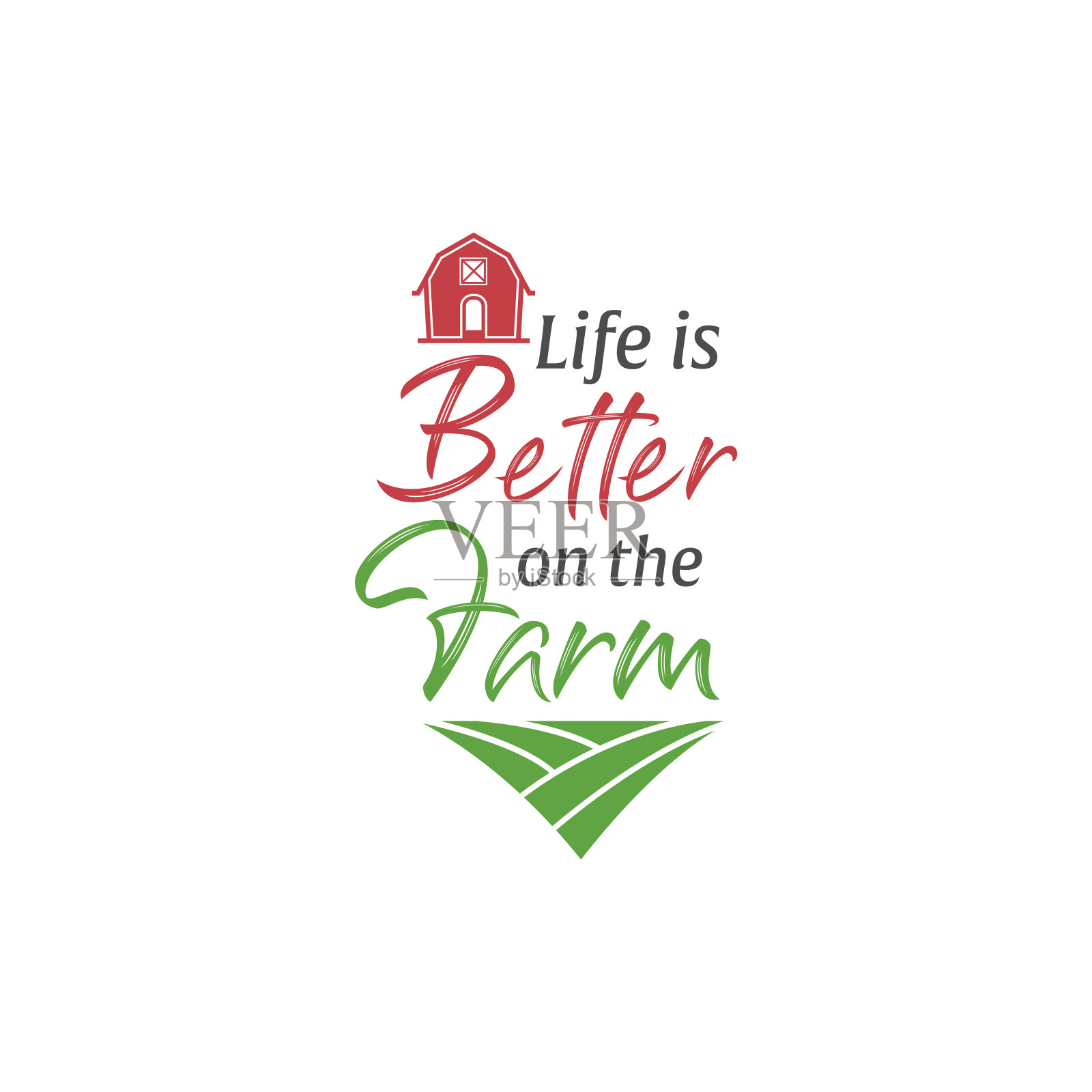 家庭报价字母排版插画图片素材