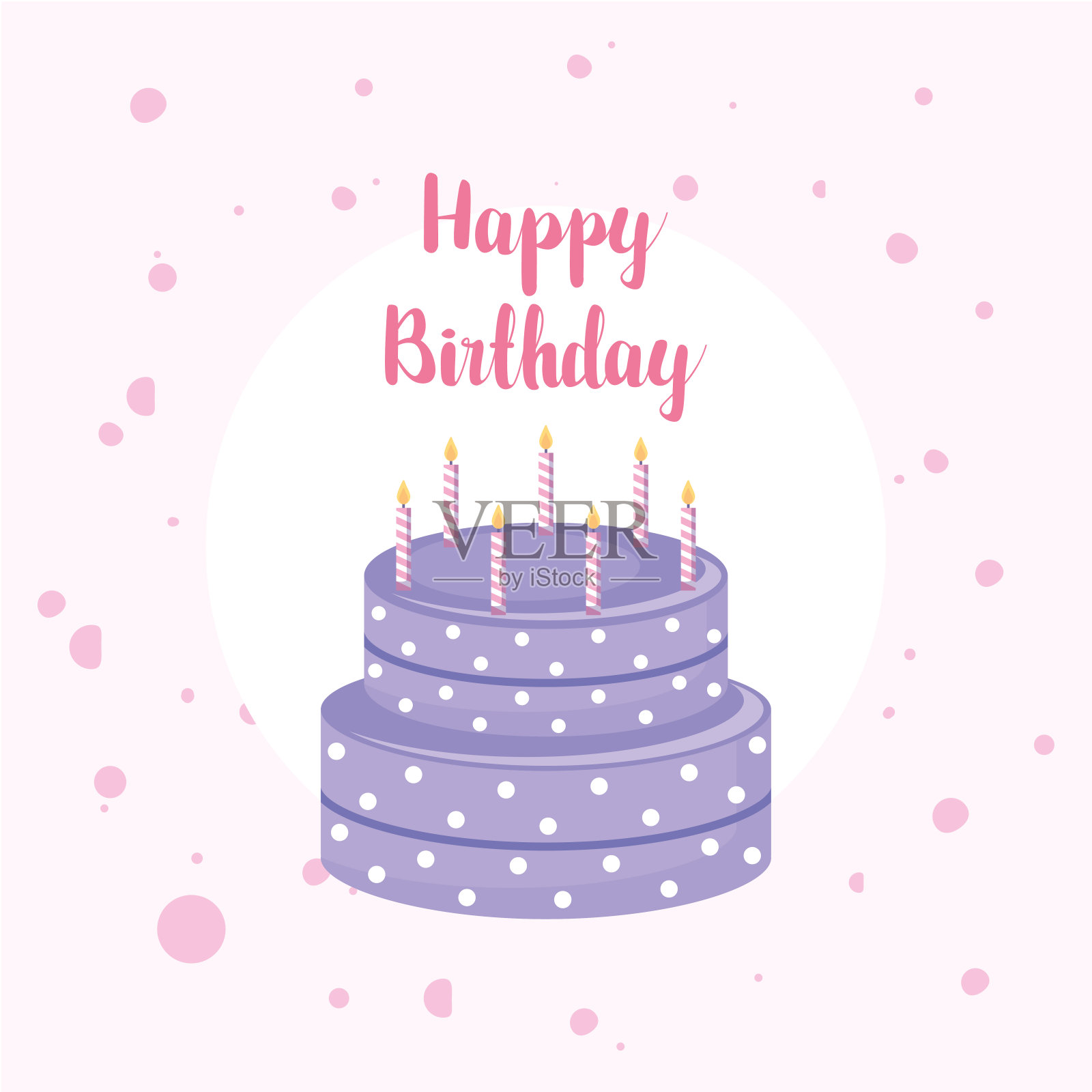 生日蛋糕矢量设计快乐设计模板素材