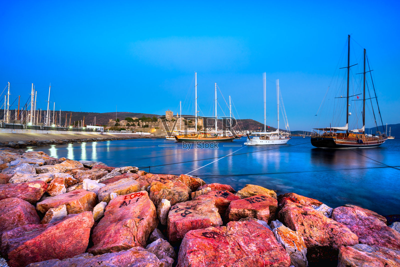 土耳其博德鲁姆照片摄影图片