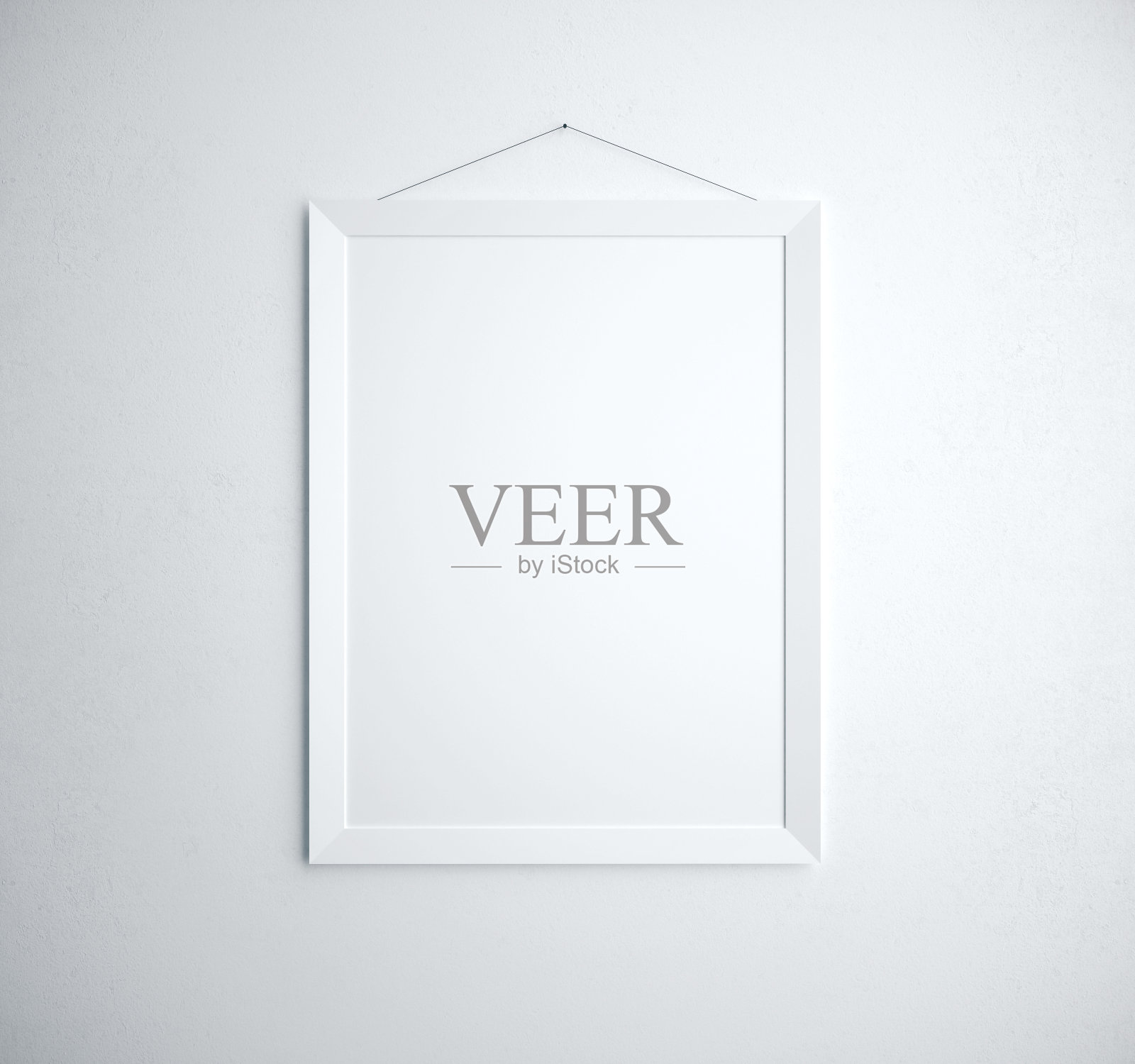 墙上的空白标牌照片摄影图片