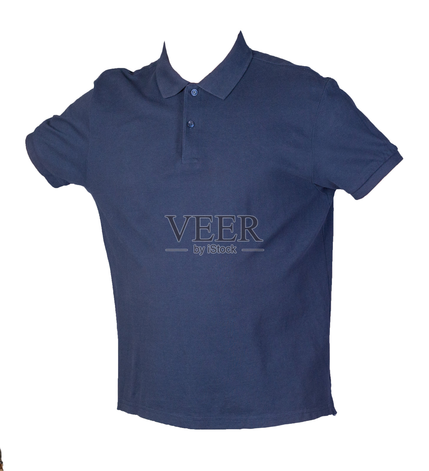 白色背景上的短袖T恤，休闲纯棉款照片摄影图片