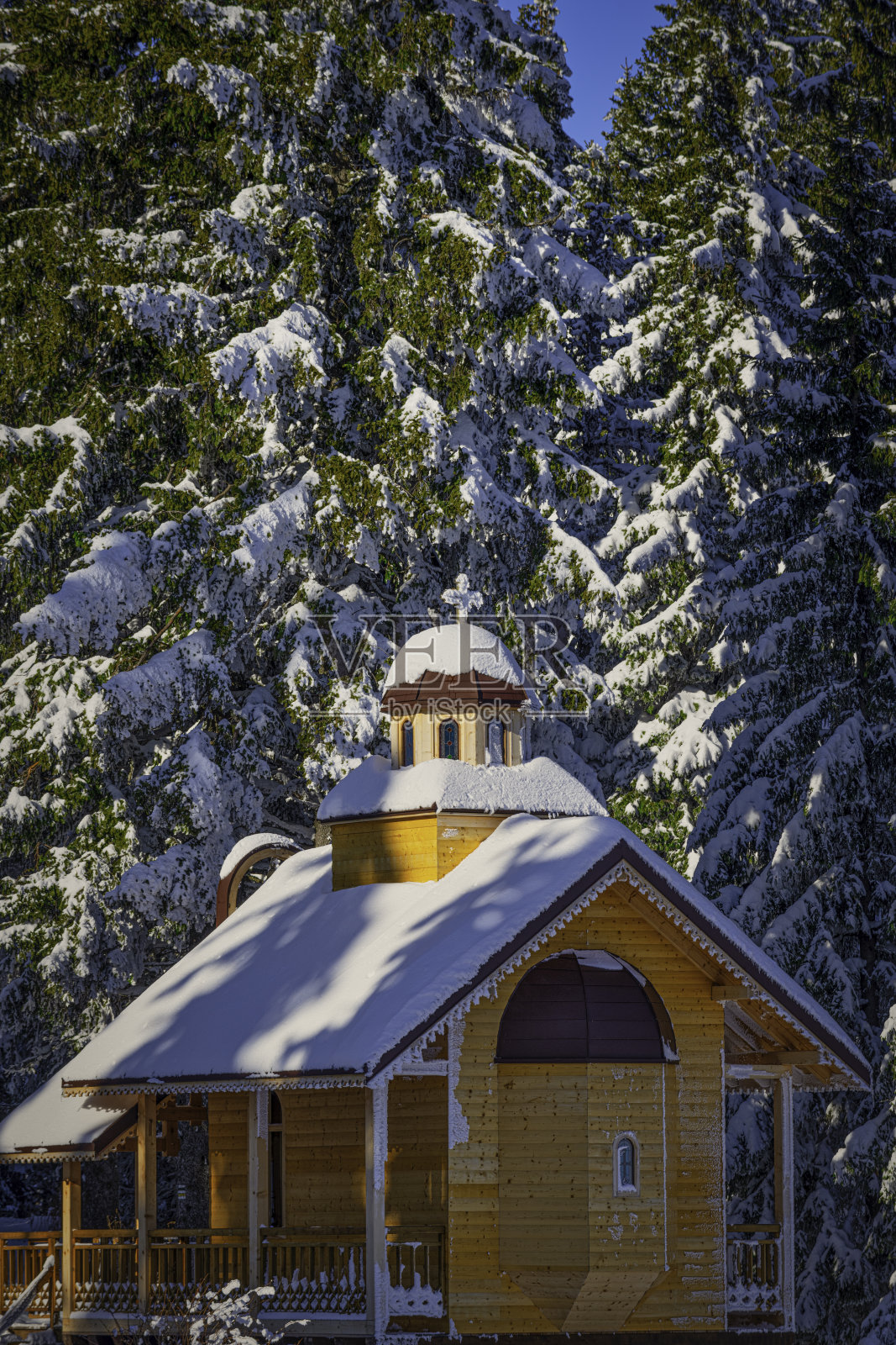 维托沙山上的教堂照片摄影图片