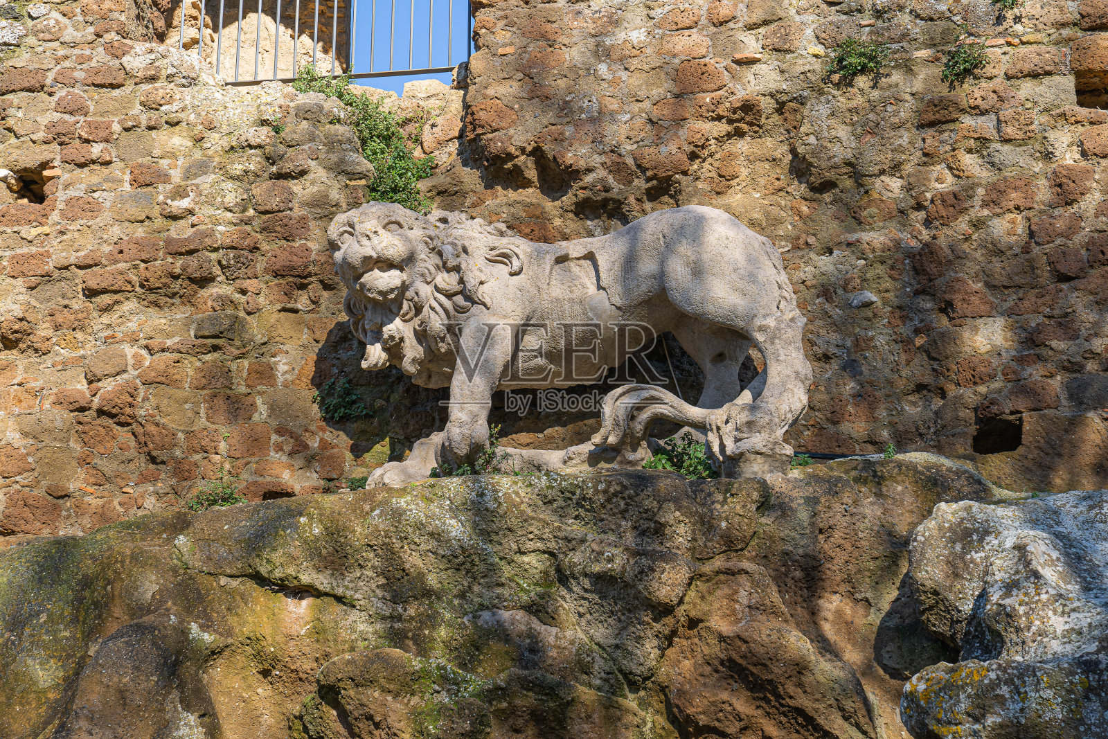意大利拉齐奥蒙特拉诺的废墟照片摄影图片