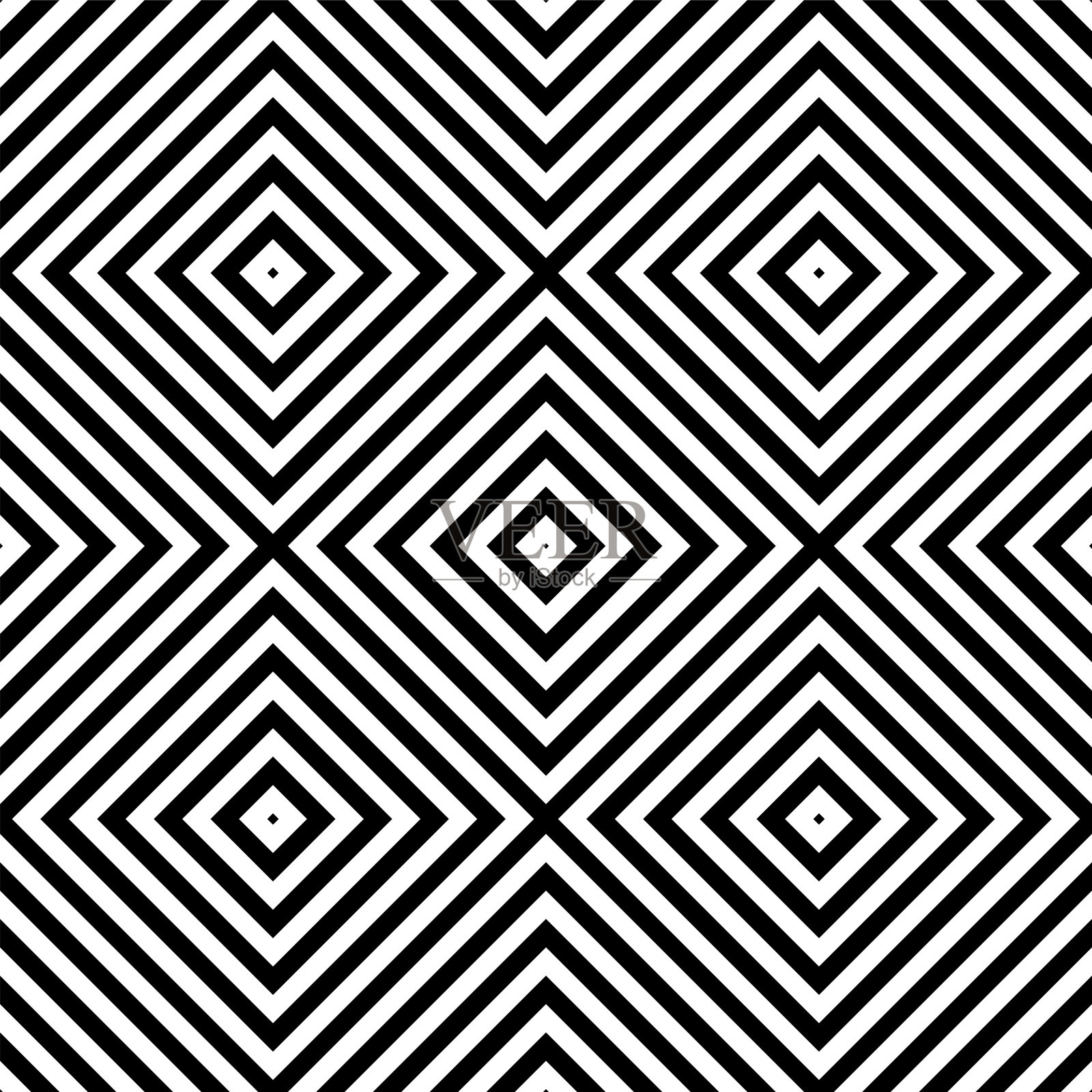 无缝几何格子图案。线条纹理。插画图片素材