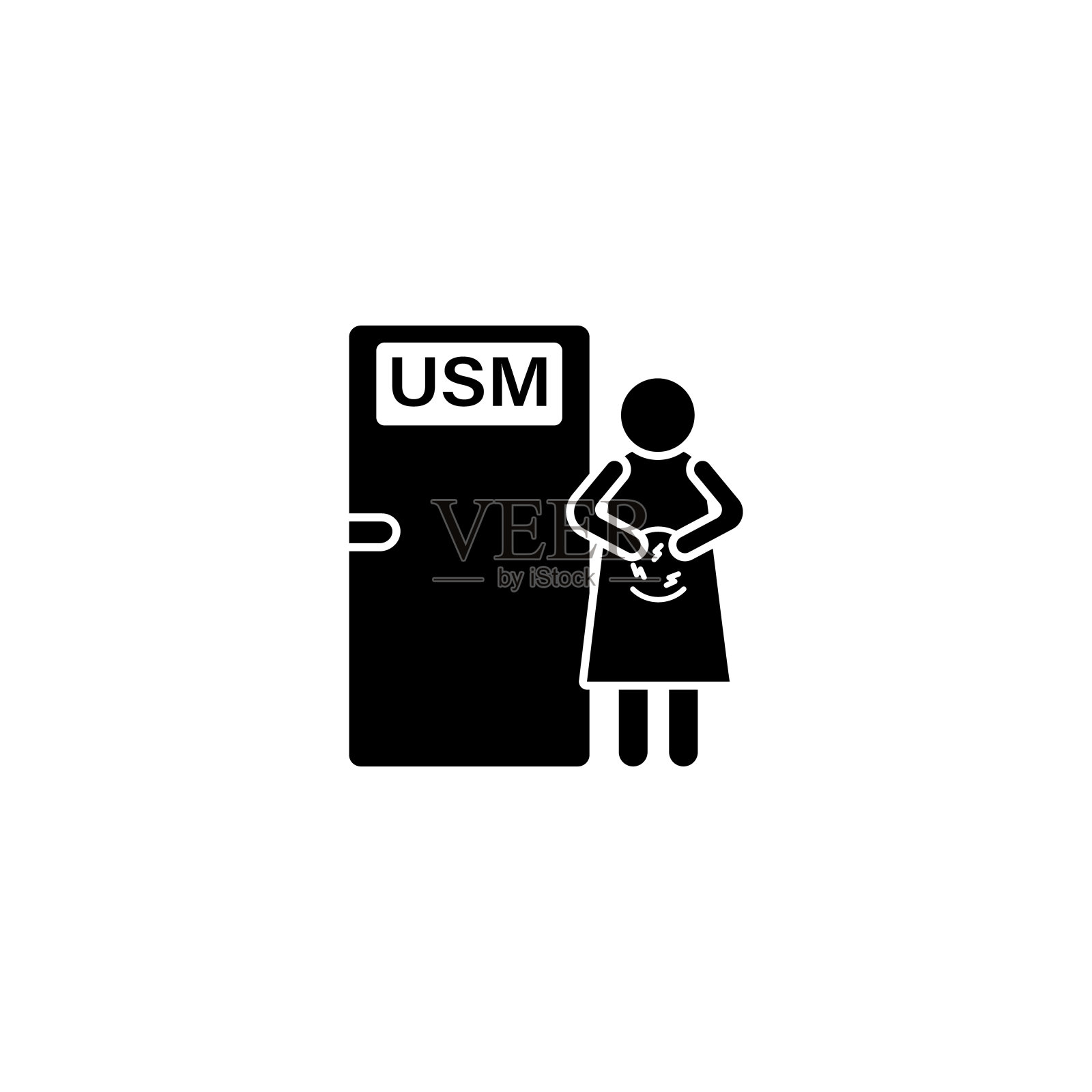 USM，怀孕，队列图标。简单的妇科图标为用户界面和用户体验，网站或移动应用程序插画图片素材