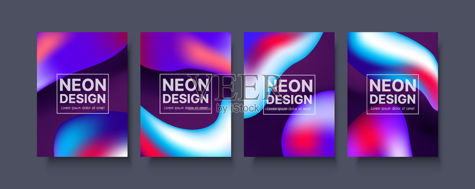 设置背景风格抽象的液体飞溅泡沫设计模板素材