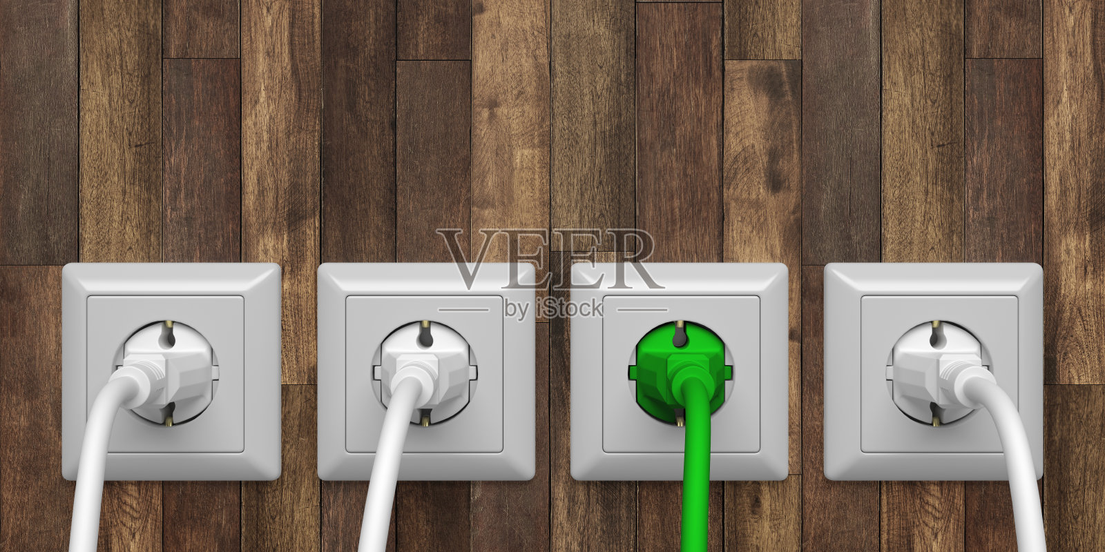 带电源线的电源插头照片摄影图片