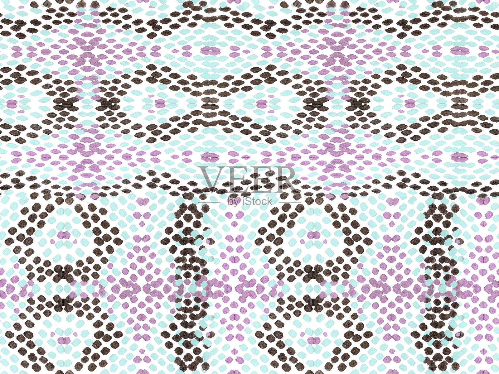 民族无缝模式。插画图片素材