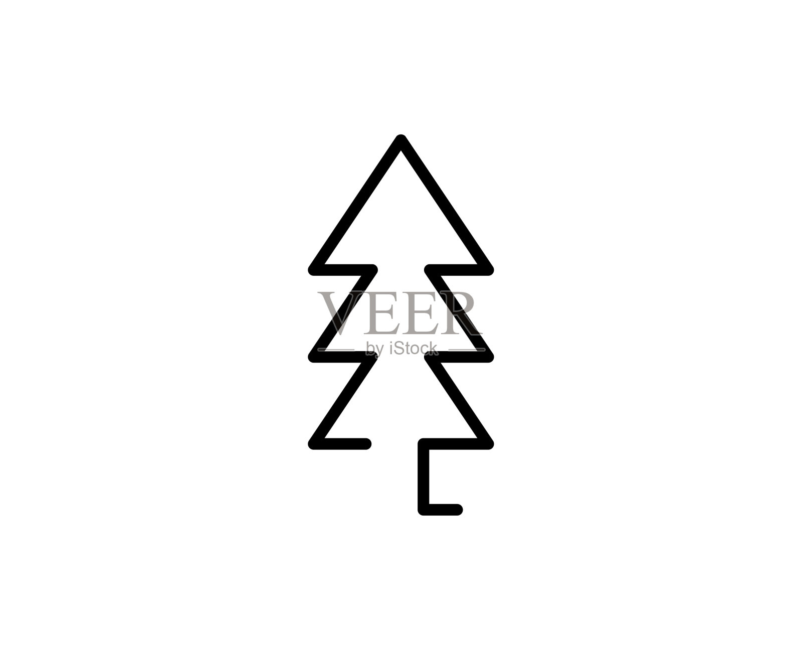 平线的图标设计元素图片