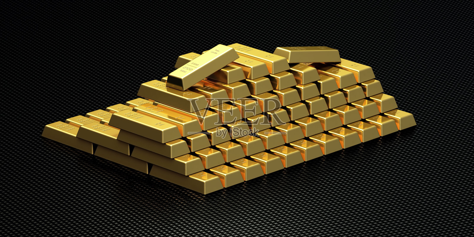 组金条-锭-瓷砖背景库存照片照片摄影图片