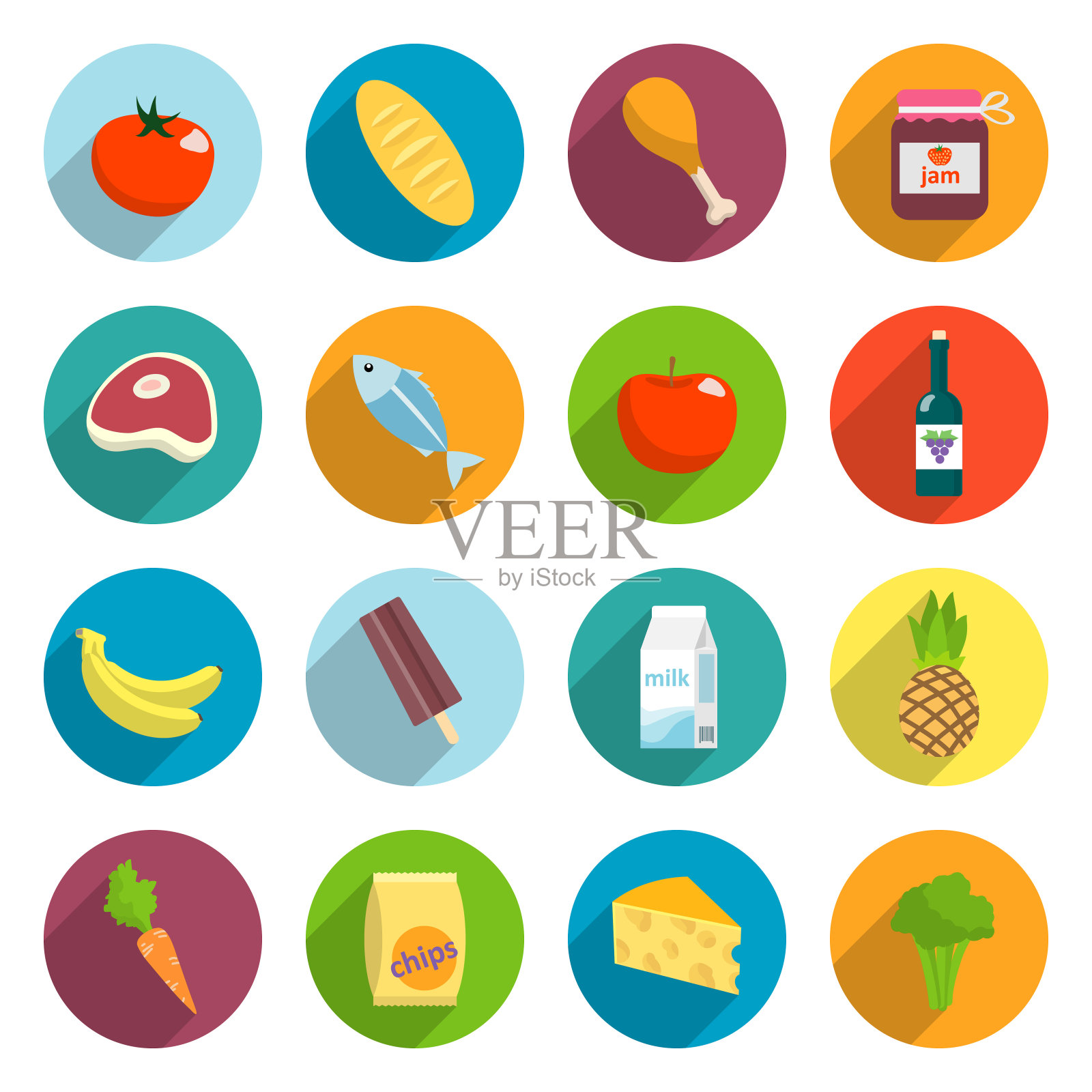 超市插画图片素材