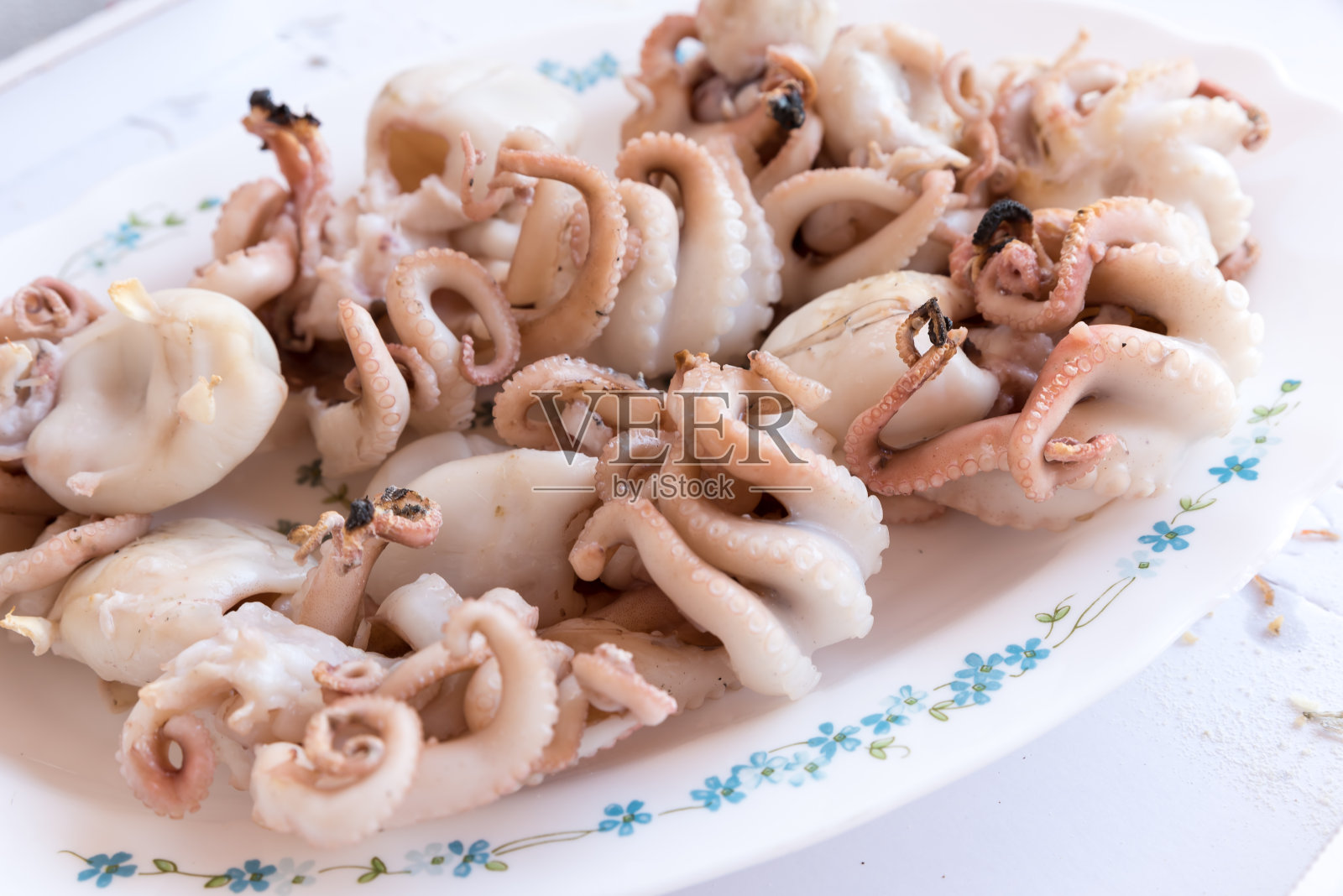 烤珊瑚虫照片摄影图片