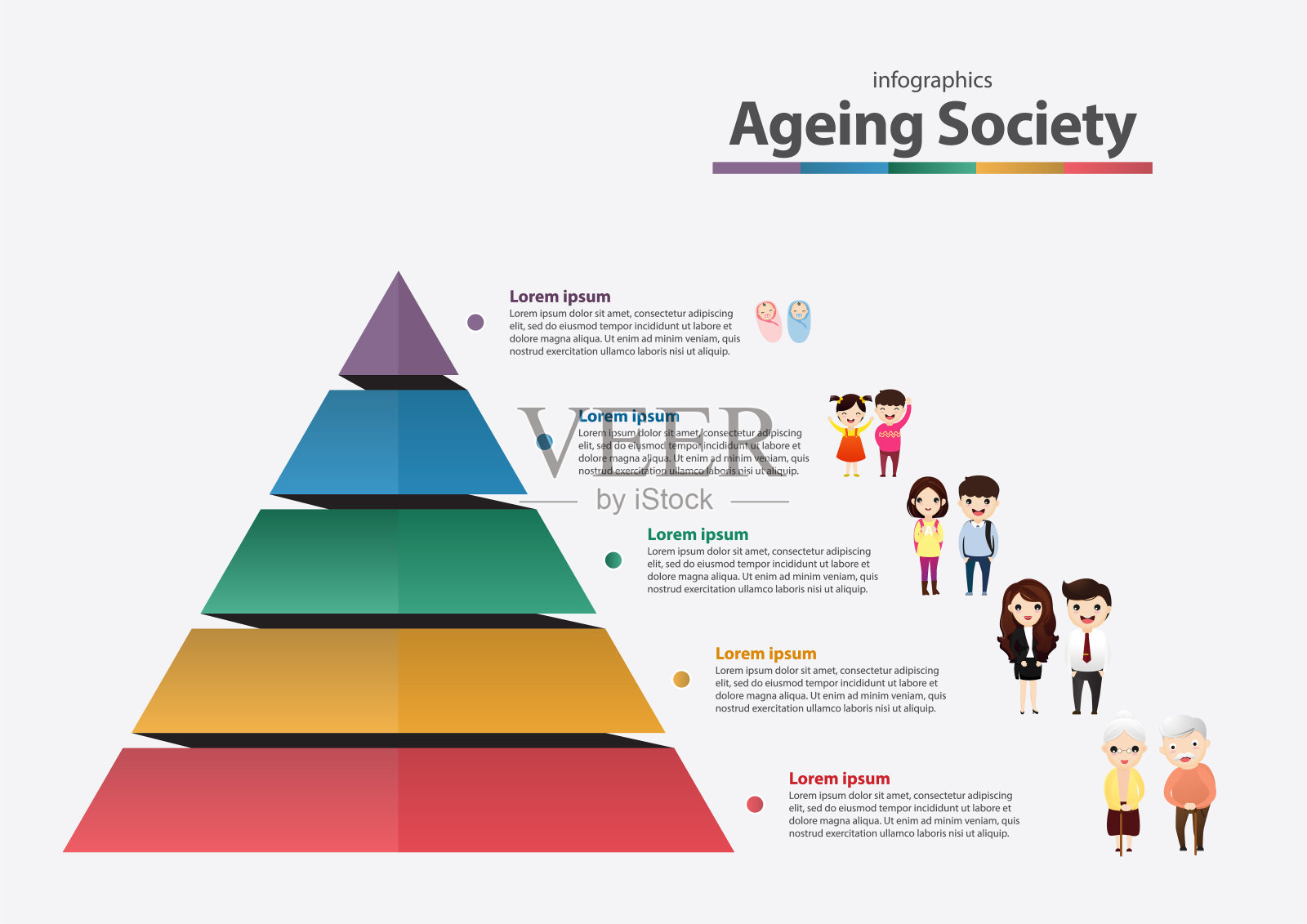 社会问题的概念插画图片素材