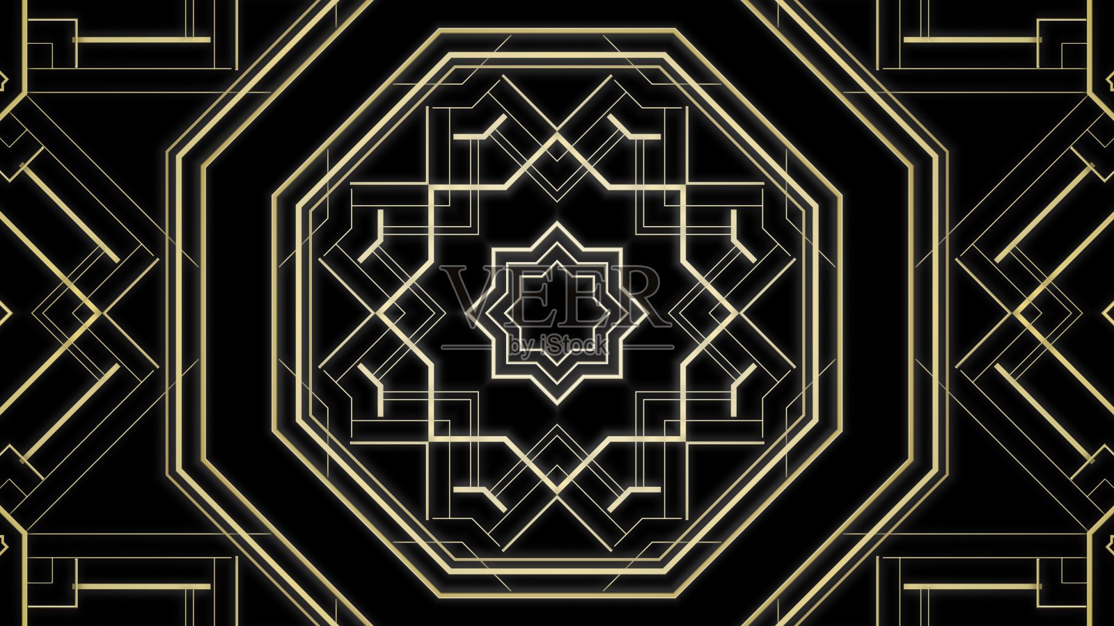 万花筒装饰艺术图案。照片摄影图片